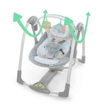 EBUY Babyschaukel Tragbare, zusammenklappbare Babyschaukel mit 5 Geschwindigkeiten (1-tlg)