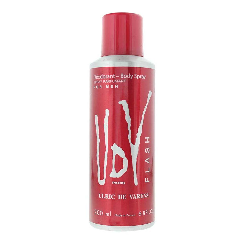 Ulric De Varens Deo-Spray, Flash, Deospray, für Herren, 200 ml