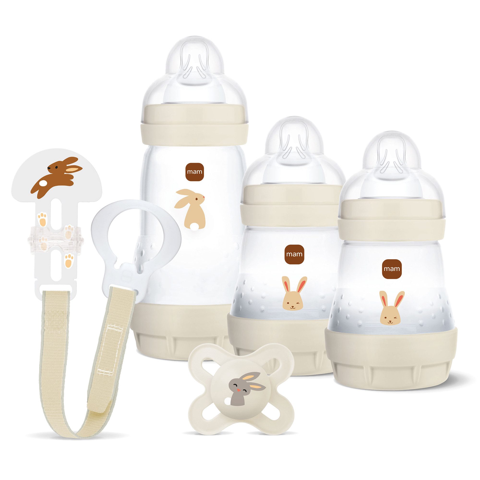 MAM Babyflasche Welcome to the World Set, Geschenk zur Geburt, Baby Geschenkset 5-tlg
