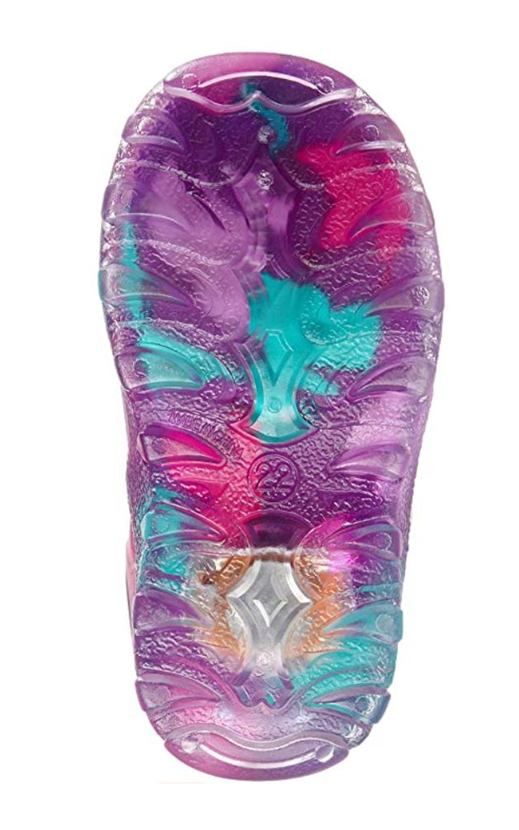 Beck Blinkender Regenstiefel  Butterfly mit Warmfutter Gummistiefel (für warme Füße bei Nässe und Kälte) wasserdicht, sehr kuscheliges Warmfutter