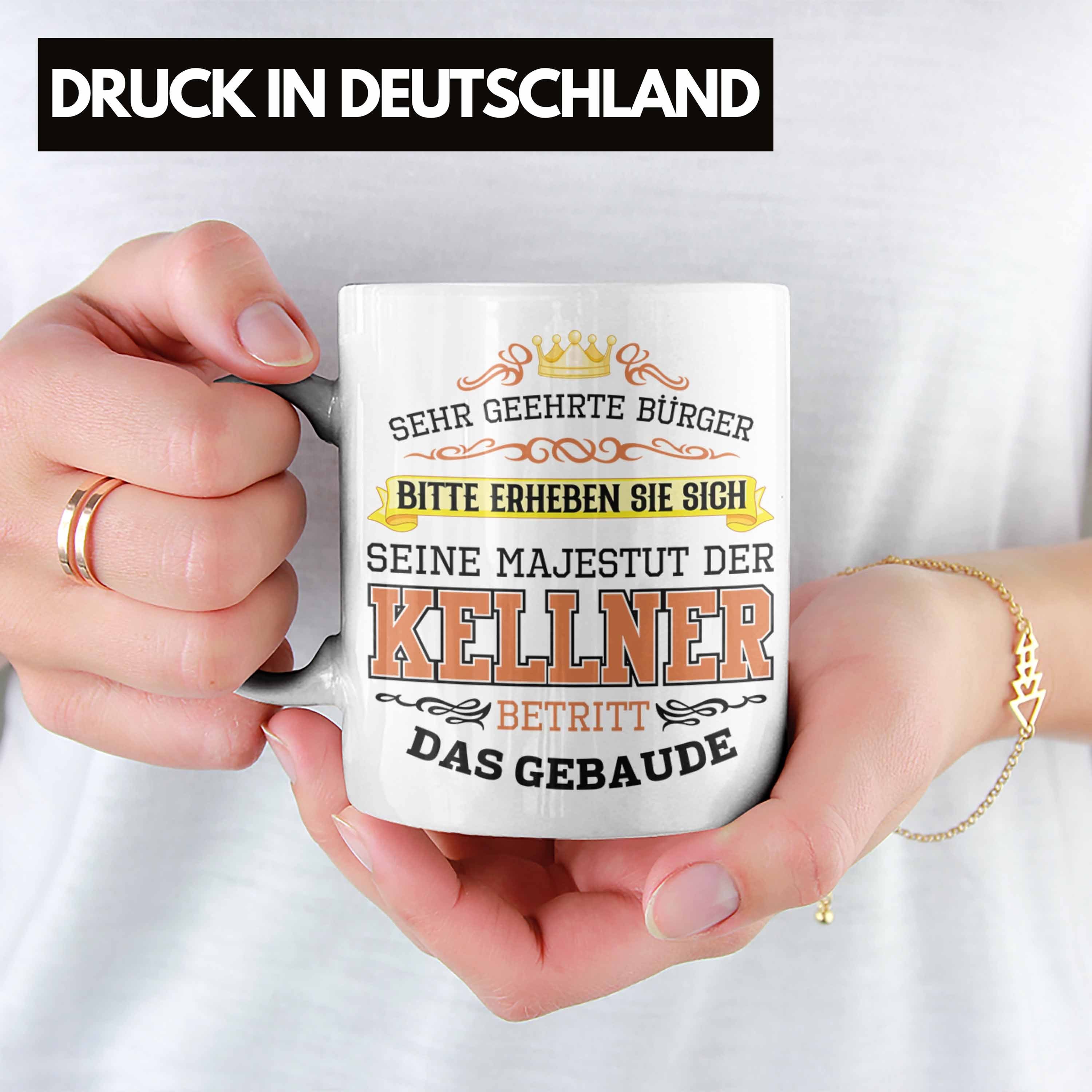 Geschenk Geschenke Tasse Kellner - Kellner Geschenkidee Trendation Trendation Tasse Gastro für Weiss