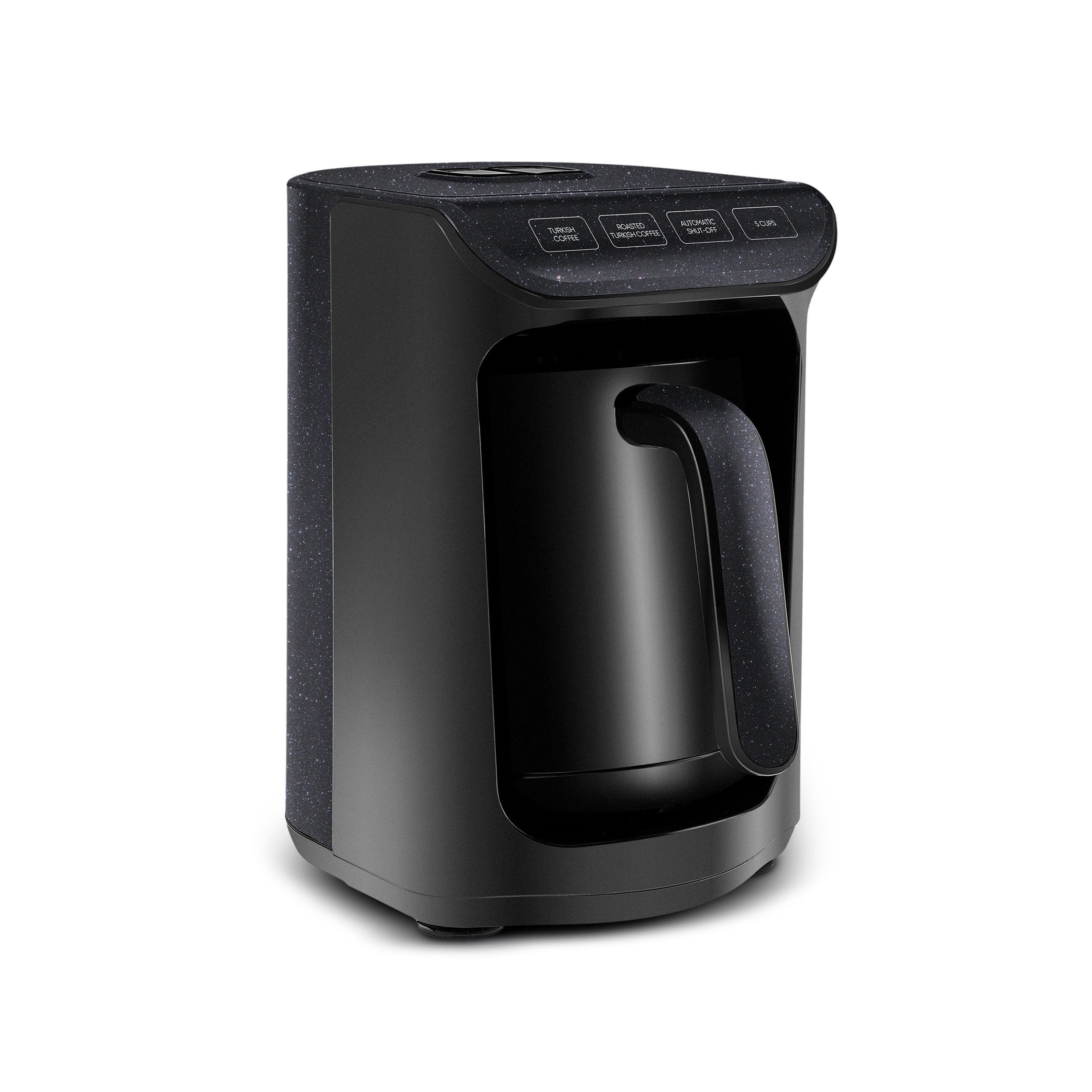Karaca Espressomaschine Hatır Köz, Türkische Kaffeemaschine mit Milchfunktion Rose 535W 5 Tass