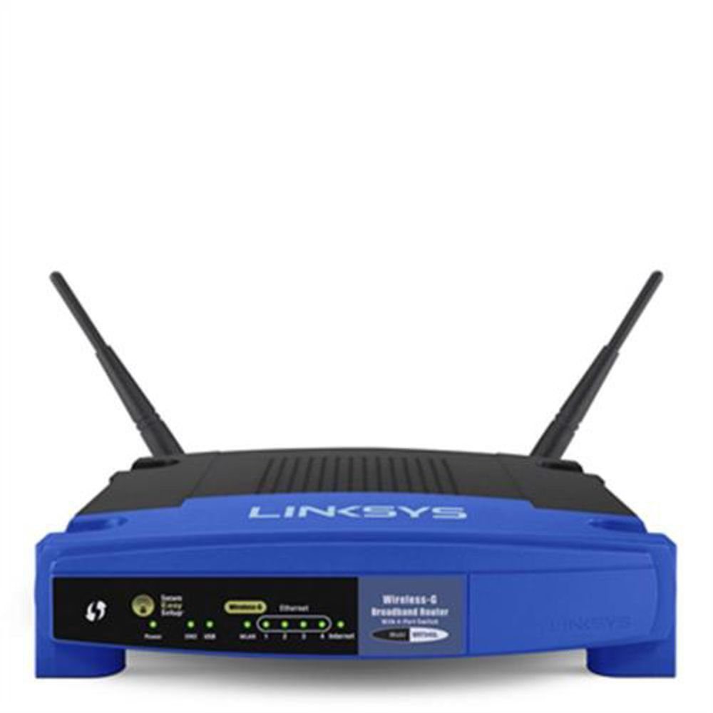 LINKSYS WRT54GL-EU Wireless-G Broadband Router WLAN-Router, 4-Port Switch, WLAN-Router Accesspoint