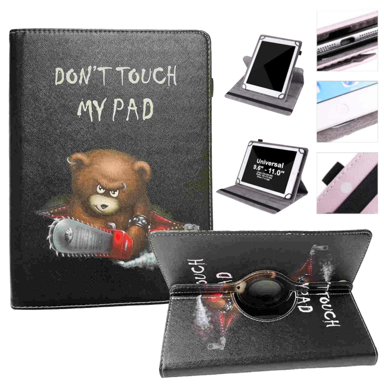 Wigento Tablet-Hülle Für Honor Pad X9 / X8 360 Grad M7 Universell Tablet Tasche Etuis Hülle