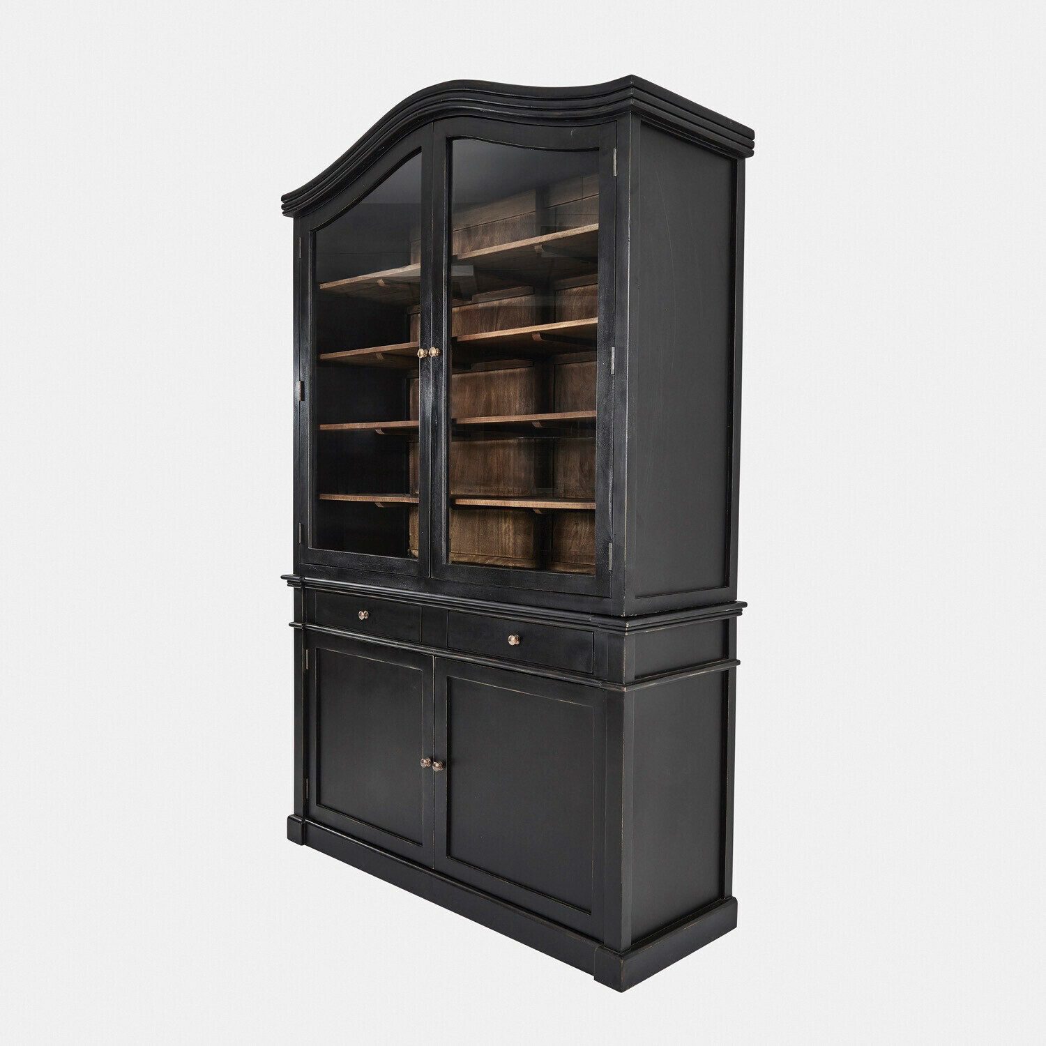 Mirabeau Hochschrank Schrank Westridge antikschwarz/braun