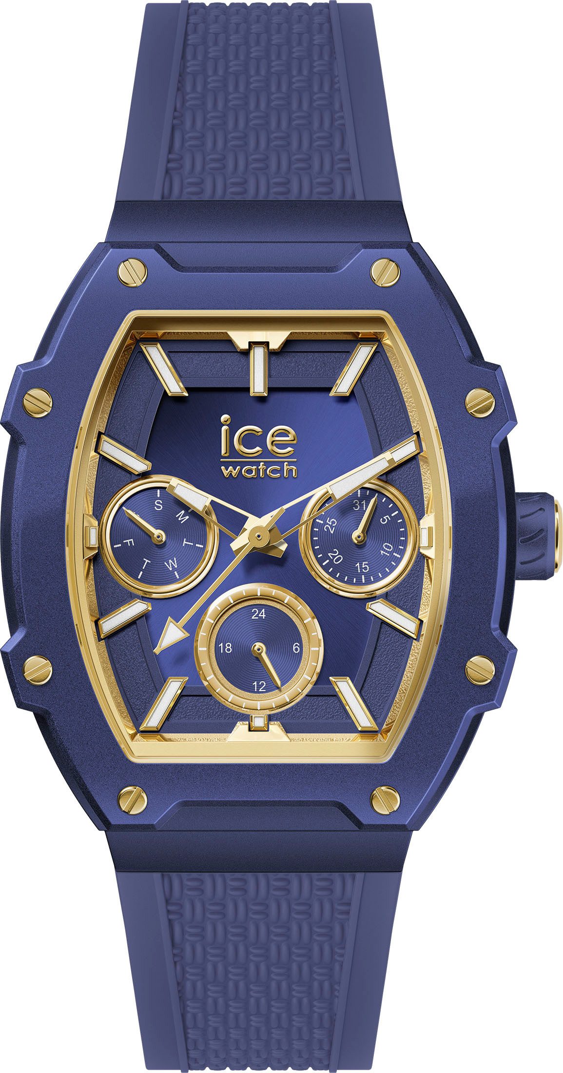 ice-watch Multifunktionsuhr ICE boliday - Alu - Small - MT 023802, Quarzuhr, Armbanduhr, Damenuhr, analog, Datum, 12/24-Stunden-Anzeige