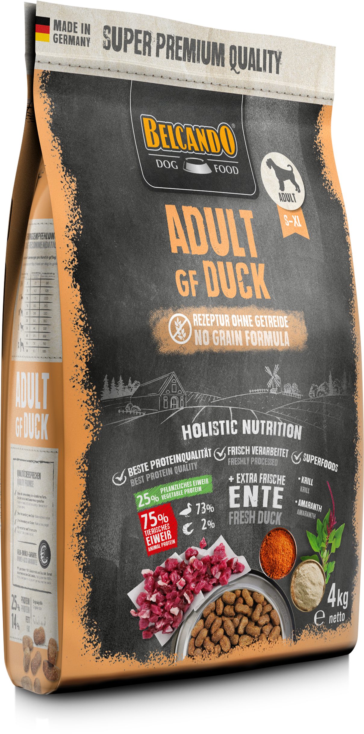 Belcando Adult GF Duck, 4000g, Getreidefrei
