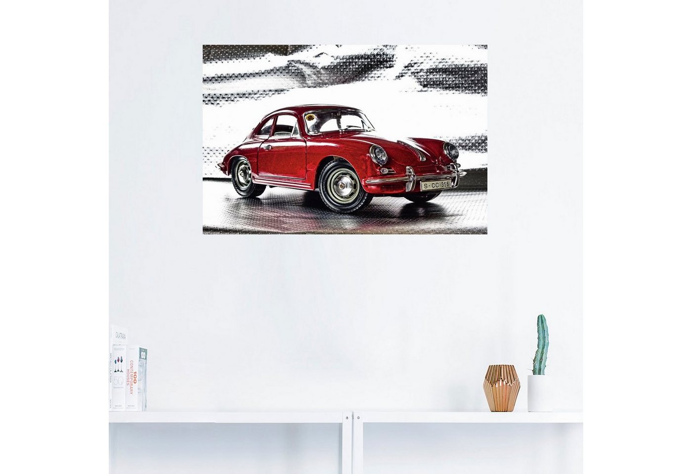 Artland Wandbild »Klassiker - Der Porsche 356«, Auto (1 Stück), in vielen Größen & Produktarten - Alubild / Outdoorbild für den Außenbereich, Leinwandbild, Poster, Wandaufkleber / Wandtattoo auch für Badezimmer geeignet-HomeTrends