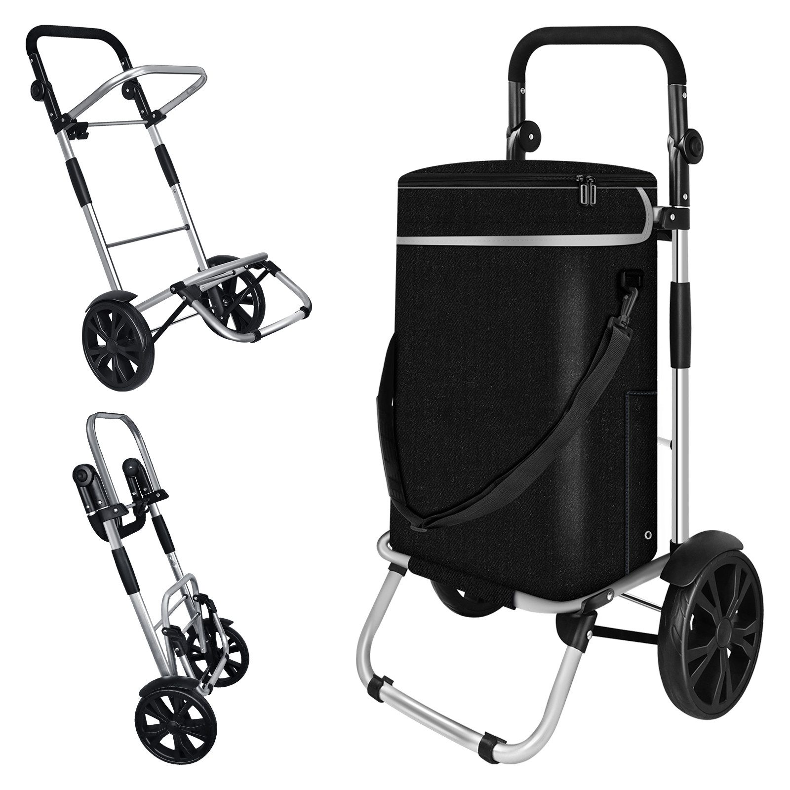 MODFU Einkaufstrolley 3in1 Einkaufsrollwagen Einkaufsbeutel Einkaufswagen günstig online kaufen
