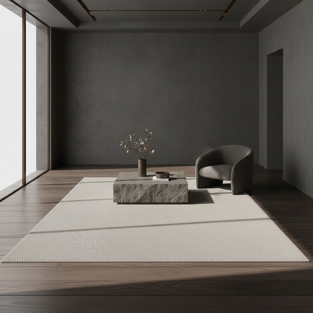 KADIMA DESIGN Teppich CIMA Wohnzimmer Schlafzimmer Waschbar Wohnzimmerteppich Esszimmer, Rechteckig, Höhe: 7 mm, Creme, 60x100 cm, Webteppich Strapazierfähig Un – Bild 4 von 5