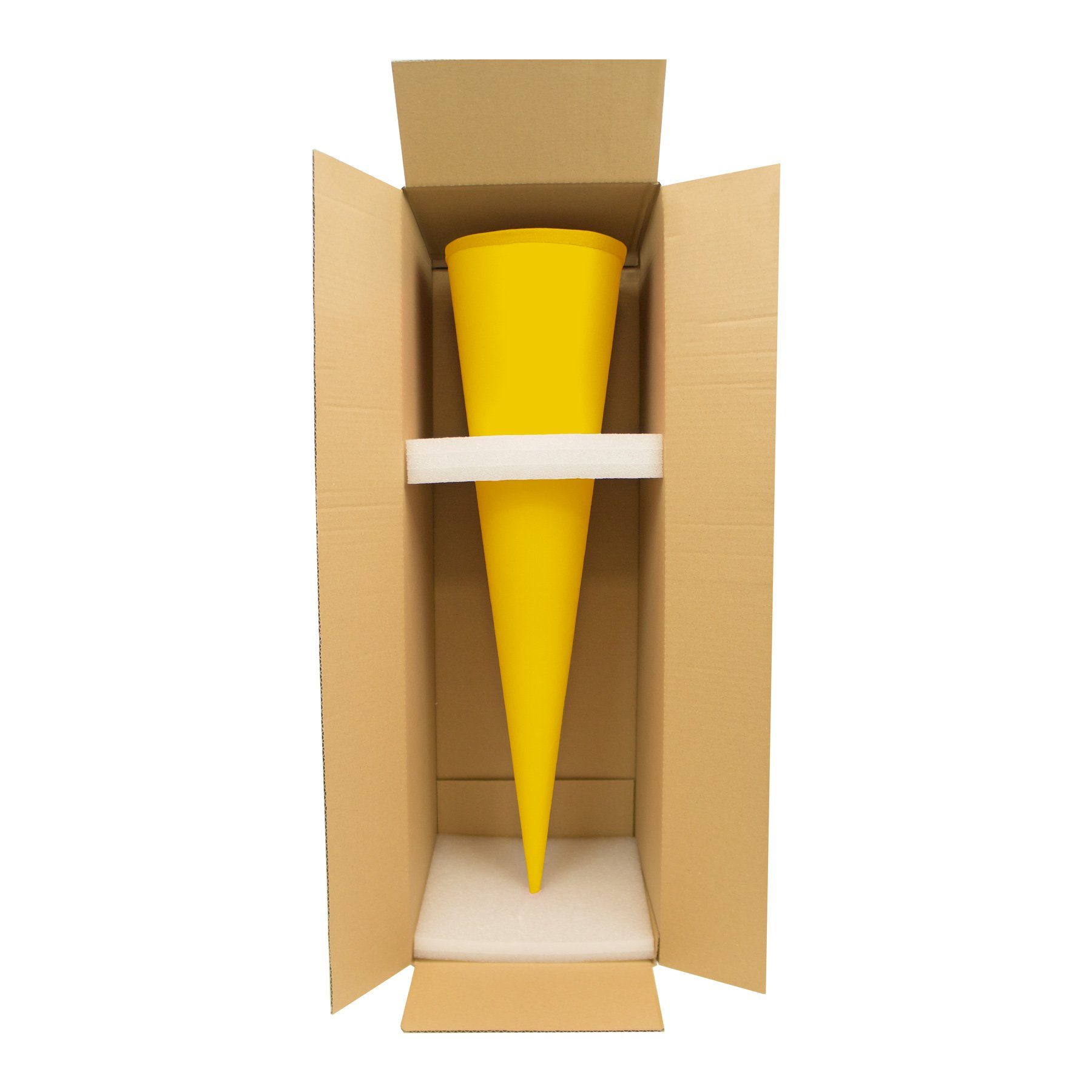 Goldbuch Schultüte Bastelschultüte 70cm gelb