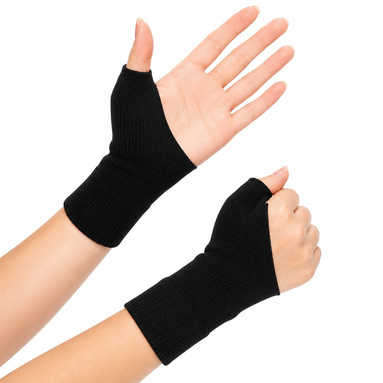 COOL-i ® Handbandage Daumenbandage 1 Paar mit SEBS-Gelpolster,Arbeit & Sport, elastische Handgelenkstütze für Alltag