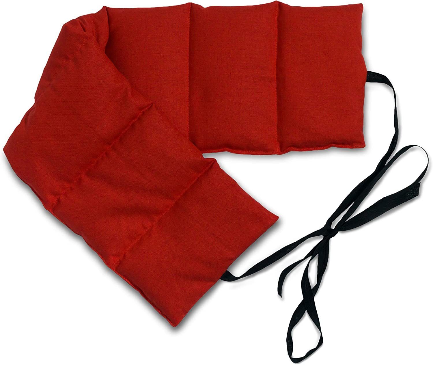 Giraffenland Wärmekissen Weizenkornkissen 7-Kammer mit Band 65x15cm - Wärmekissen Wärmegürtel, Wärmekissen>Mikrowelle/Backofen, Kältekissen>Kühlschrank/Gefriertruhe