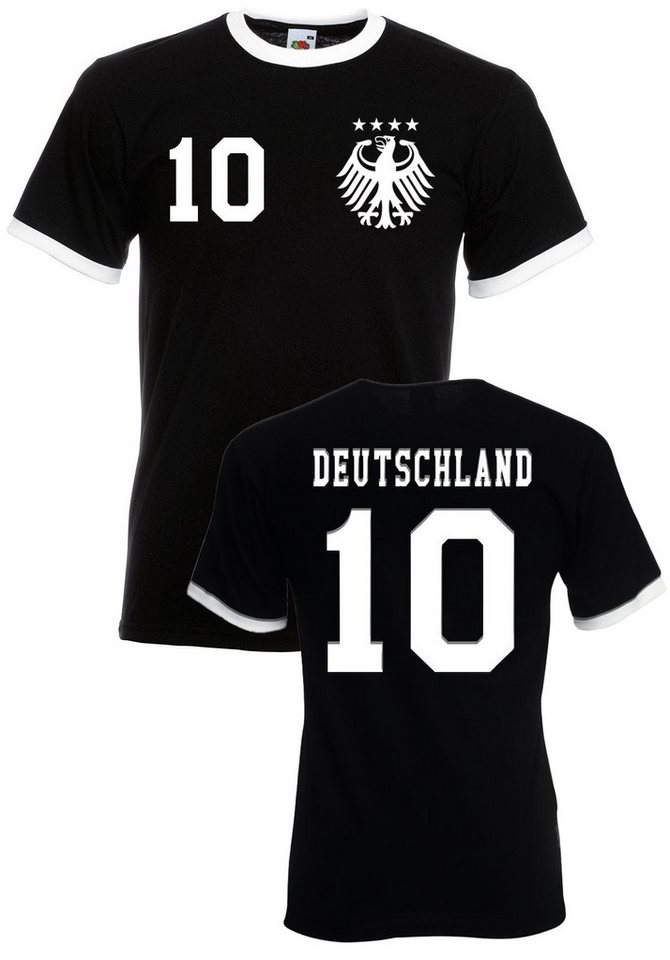 Youth Designz T-Shirt Deutschland Herren T-Shirt Fußball Trikot Look WM 2026 mit trendigem Motiv