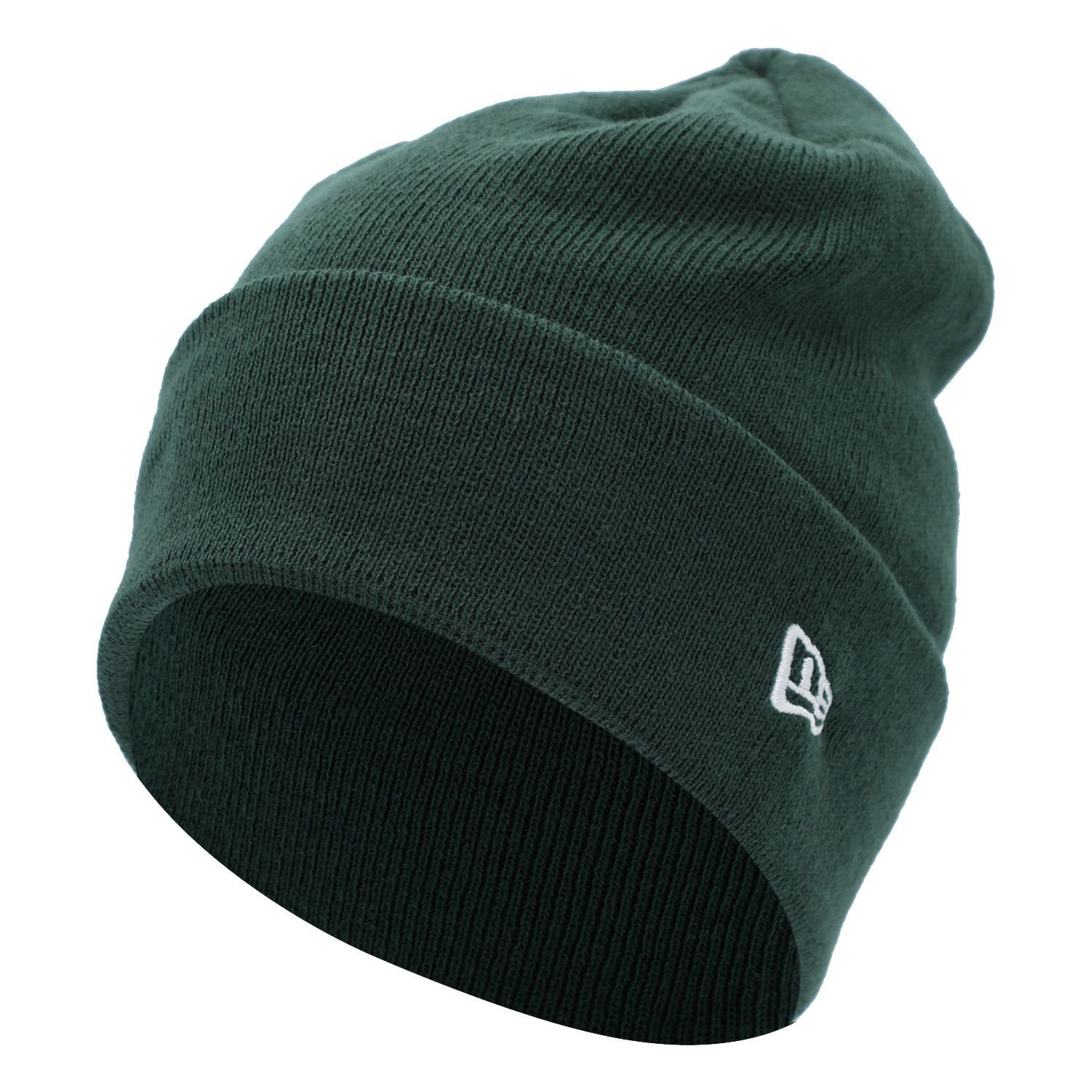 New Era Fleecemütze Cuff Beanie dunkelgrün
