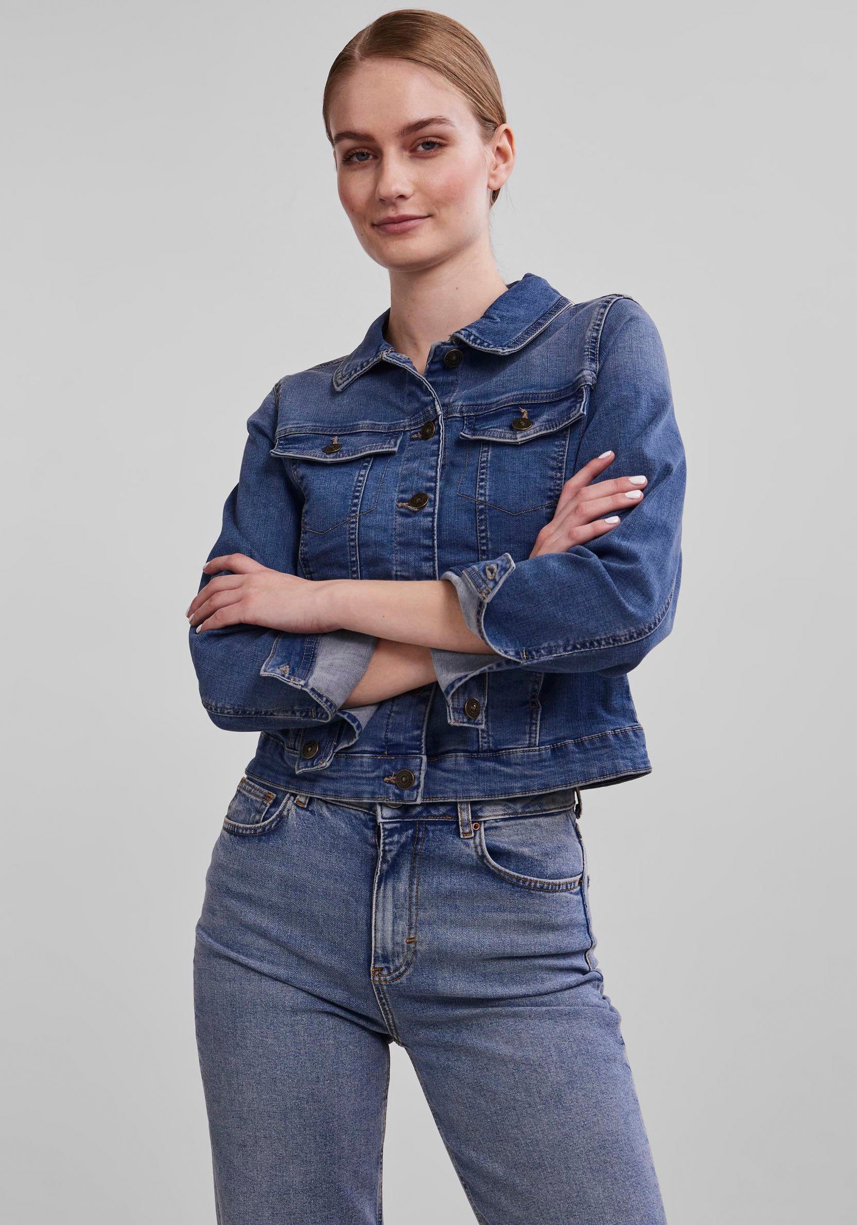 pieces Jeansjacke PCOIA LS DNM JACKET MB NOOS BC. Reduzierter Preis € 40,99. Unverbindliche Preisempfehlung € 49,99