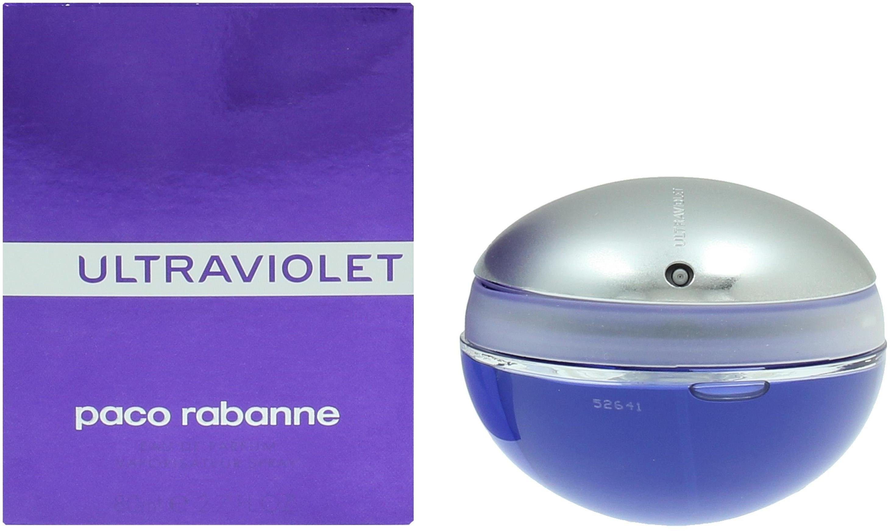 paco rabanne Eau de Parfum Ultraviolet Woman, mit Nature-Print-Technik