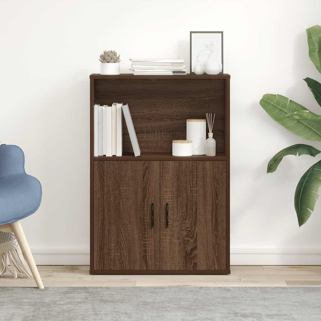 vidaXL Bücherregal Bücherregal Braun Eichen-Optik 60x24x85 günstig online kaufen