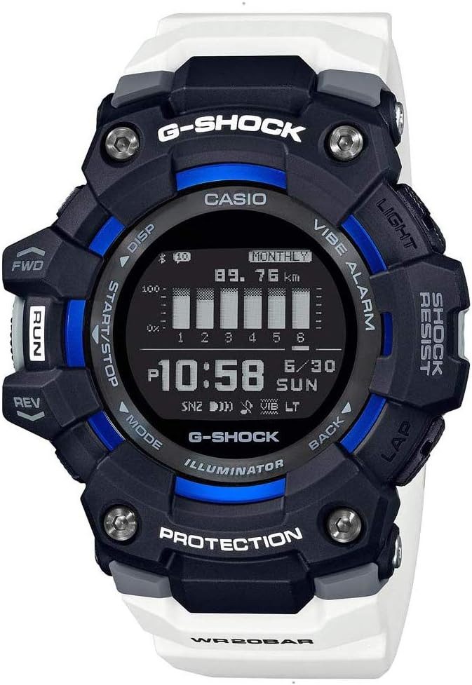 CASIO G-SHOCK Digitaluhr Casio G Shock Bluetooth Herrenuhr GBD-100-1A7ER GBD-100-1A7ER, (1-tlg)