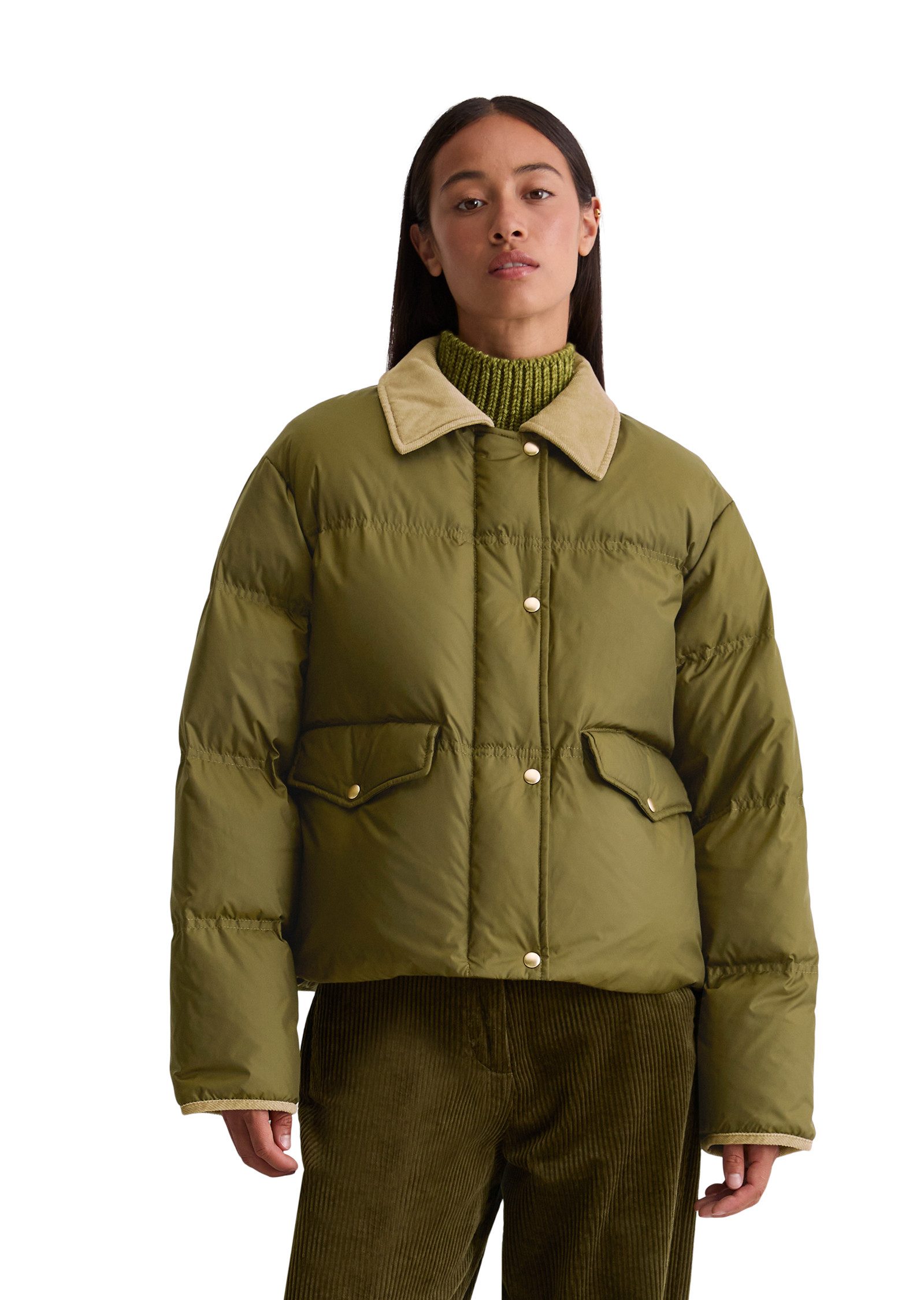 Marc O'Polo Outdoorjacke im Barnjacket-Stil aus recyceltem Polyester