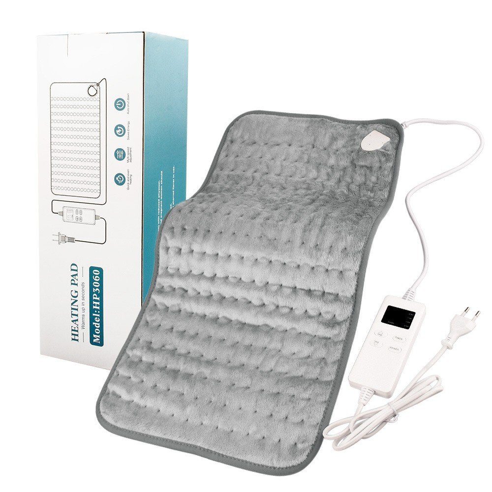 XDOVET Heizkissen Heizkissen mit Abschaltautomatik, Elektrisches Wärmekissen, Auto-Aus,LED-Controller,Waschmaschinenfest,Atmungsaktiv, weich