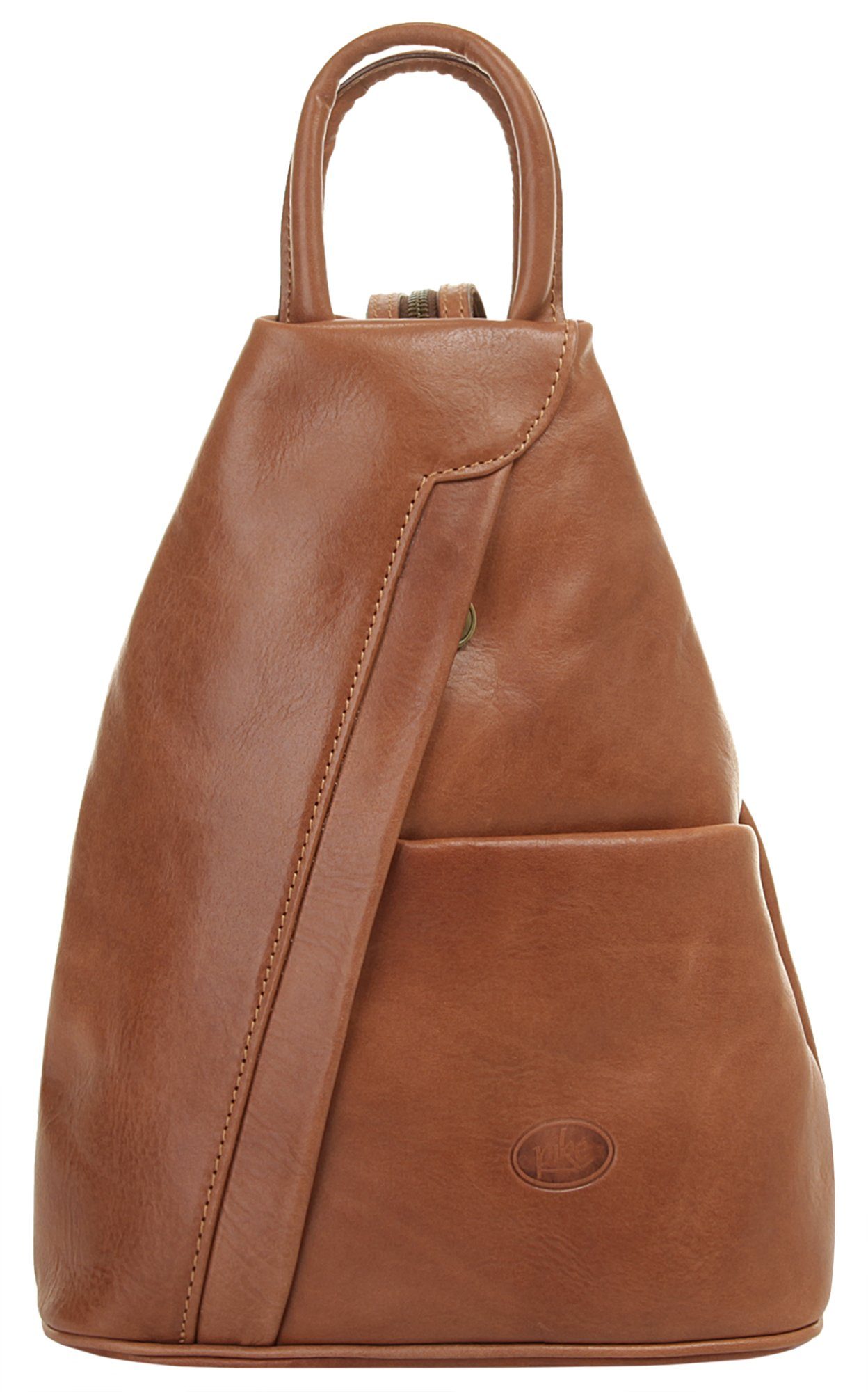 Piké Cityrucksack, echt Leder, Made in Italy günstig online kaufen