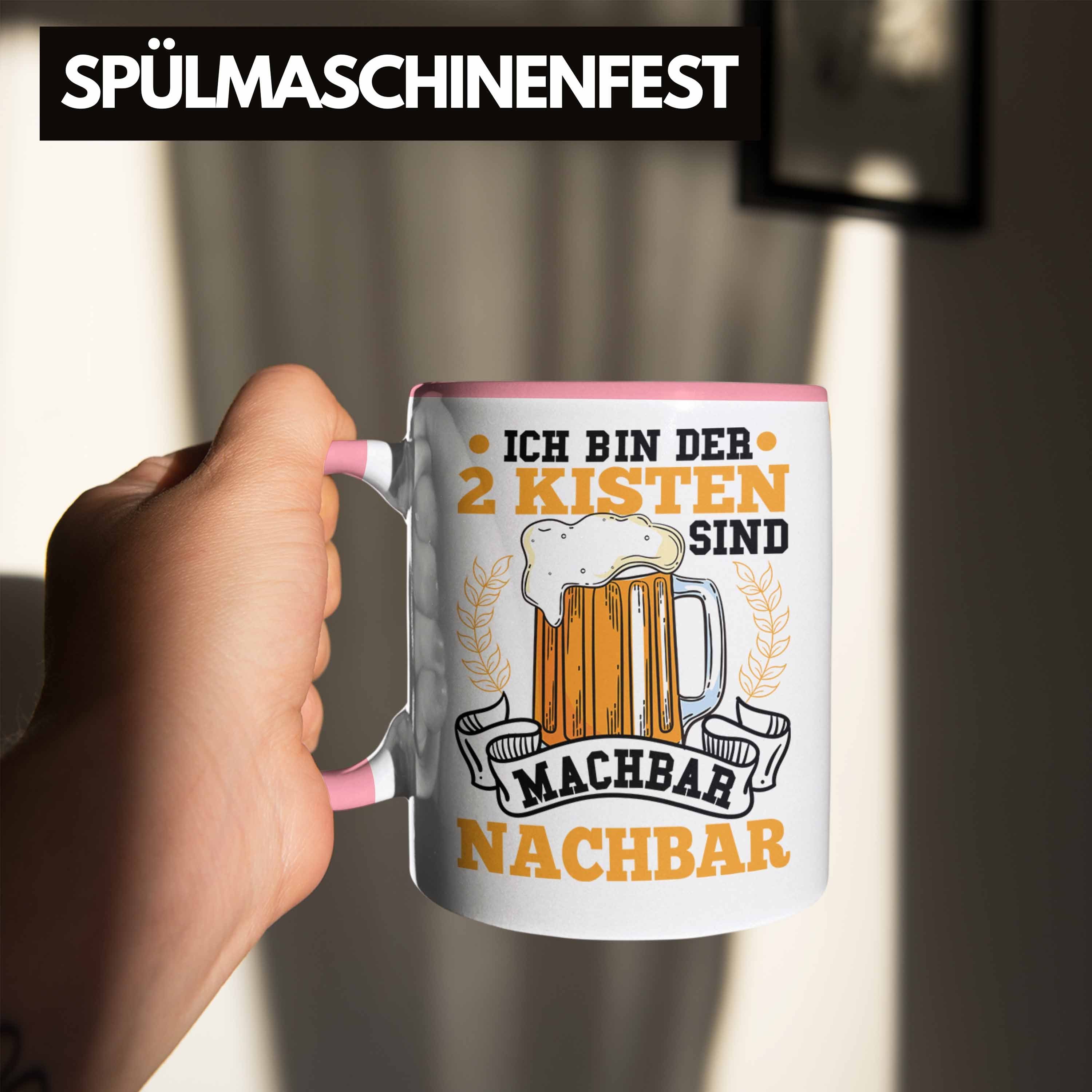 Tasse Nachbarn Geschenkidee Trendation Tasse Trendation Rosa Nachbar - Nachbar Bester Geschenk Cooler