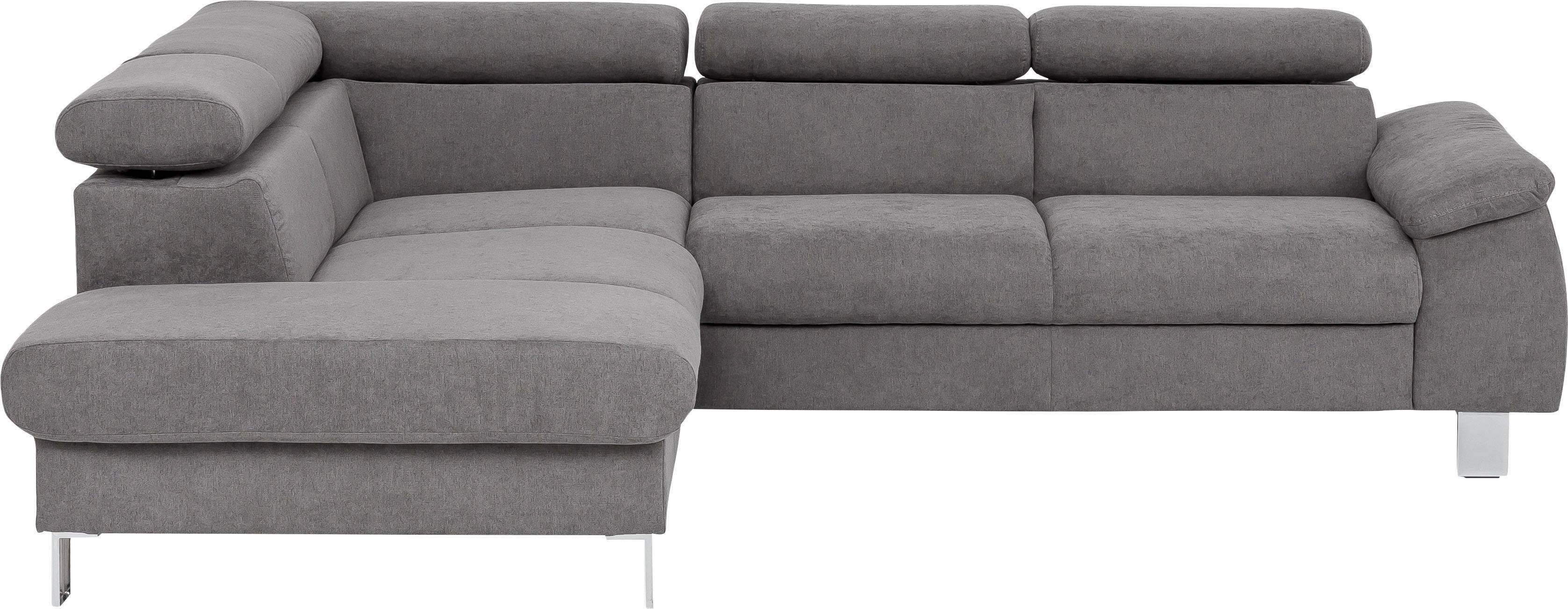 COTTA Ecksofa "Komaris L-Form mit Kopfteilverstellung", wahlweise mit Bettf günstig online kaufen
