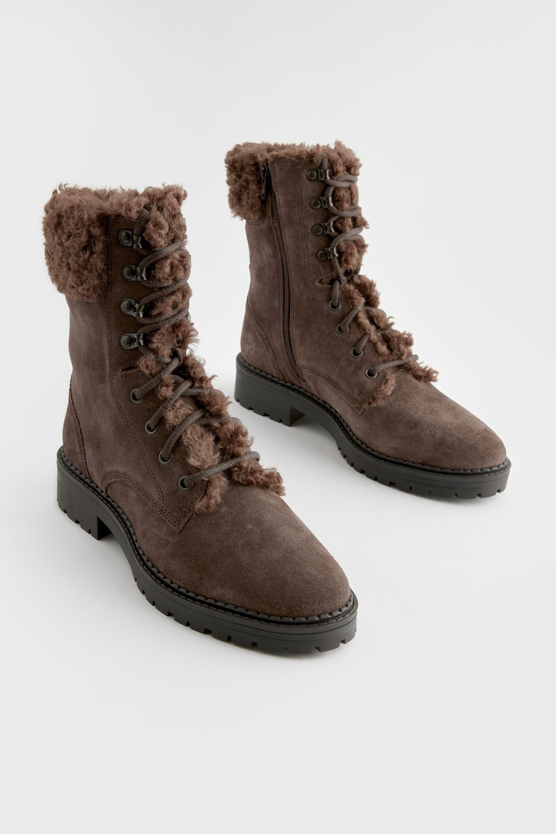 Next Signature Comfort® Schnürstiefel aus Leder günstig online kaufen