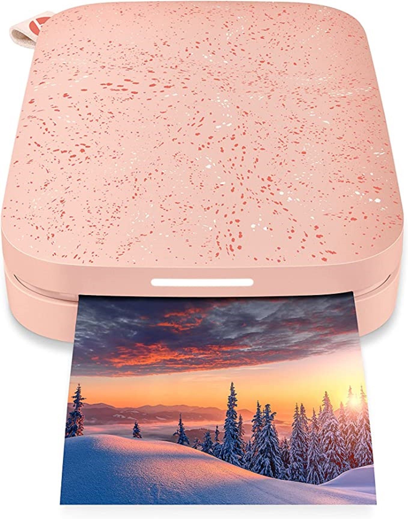 Kodak HP Sprocket Sofortbild Pink Fotodrucker, (Drucken Sie Bilder auf Zink  Paper von Ihrem iOS- und Android-Gerät)