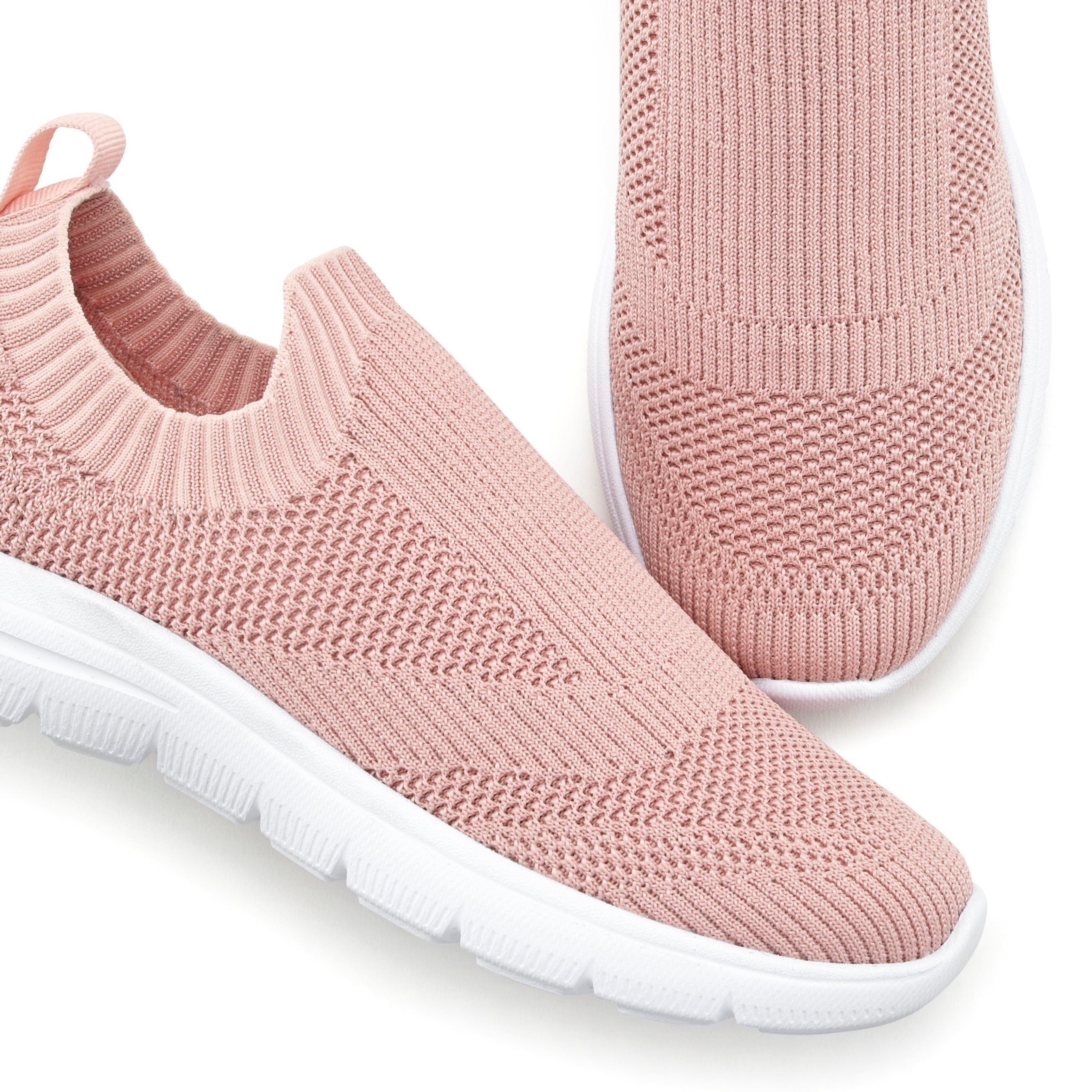 LASCANA Slip-On-Sneaker, Sneaker Slipper, Halbschuh ultraleicht und zum Reinschlüpfen VEGAN