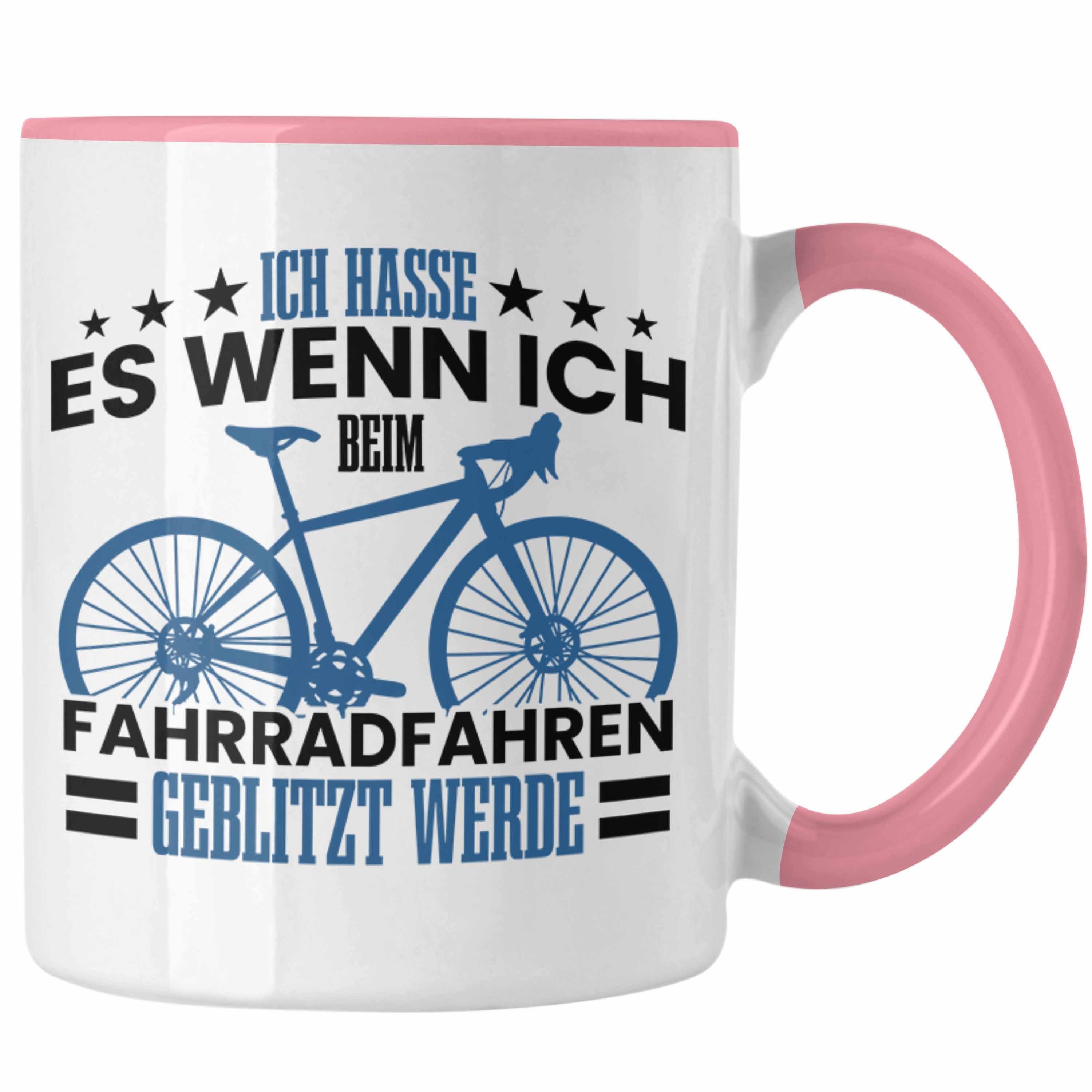 Tasse Rosa Radfahrer Trendation Fahrradfahrern für Wer Tasse Fahrradfahrer Geblitzt Geschenk