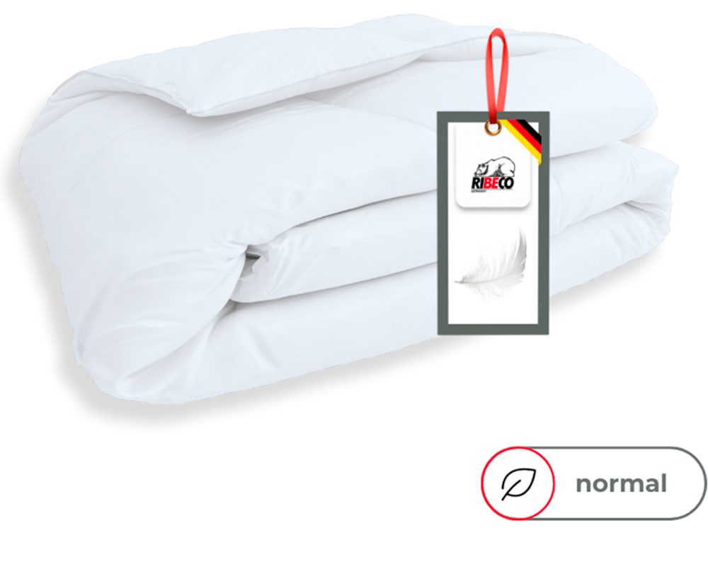 RIBECO Federbettdecke + Federkissen Laram, 2-tlg. günstig online kaufen