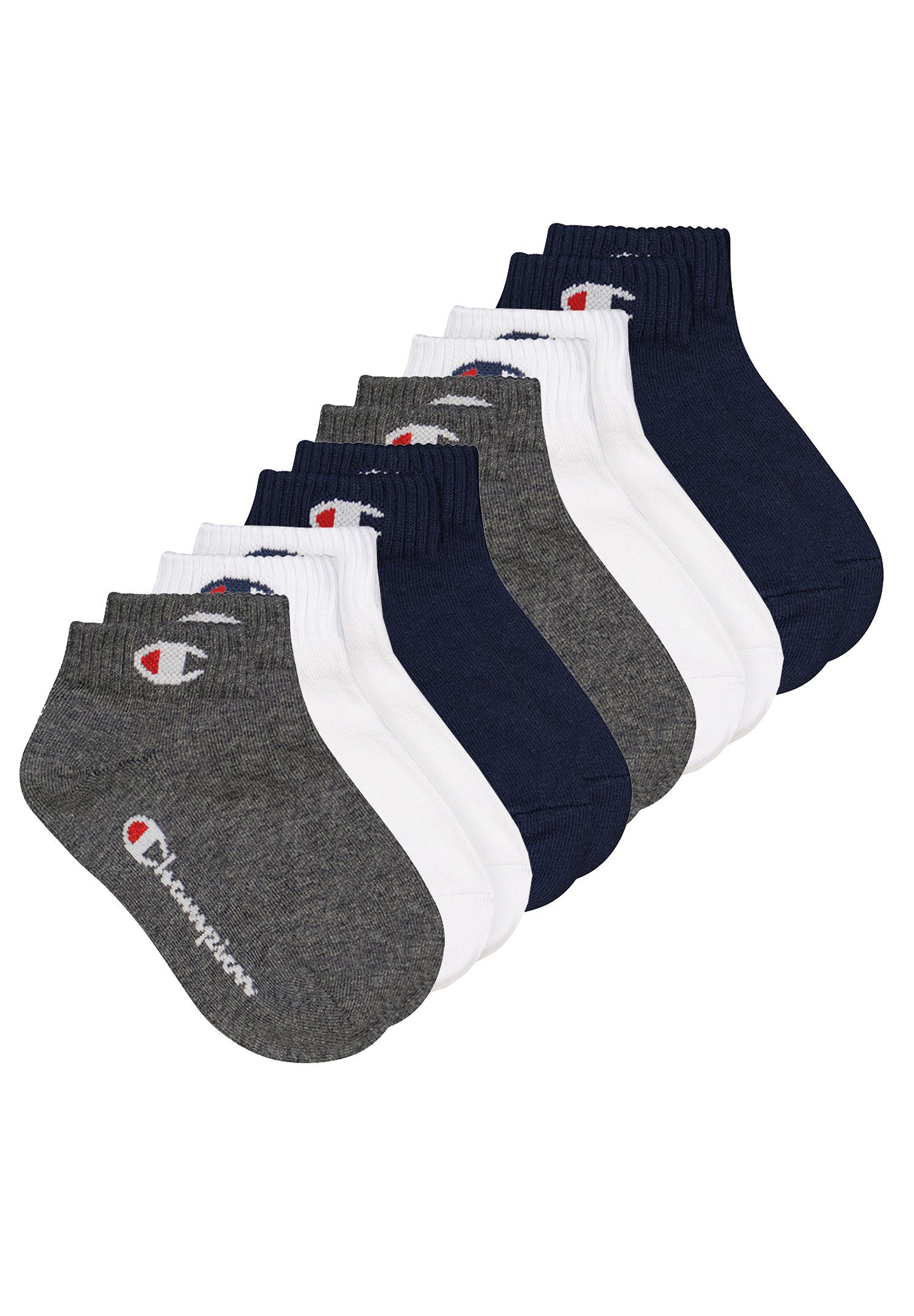 Champion Kurzsocken Quarter Socks 6pk (6-Paar) 532 - navy/grey/nightshadow b