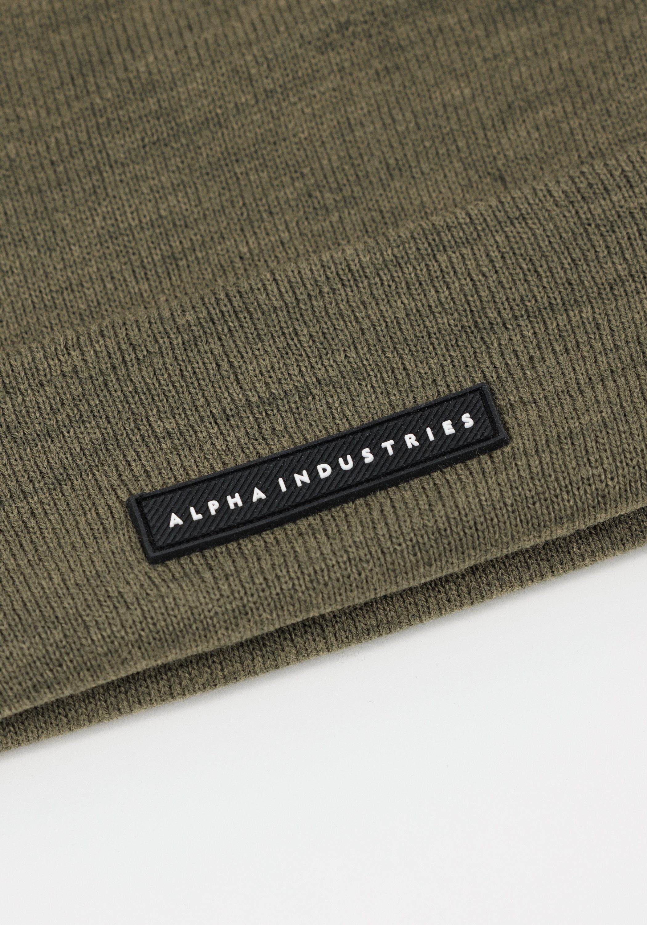 Alpha Industries Skimütze Rubber Logo Beanie
