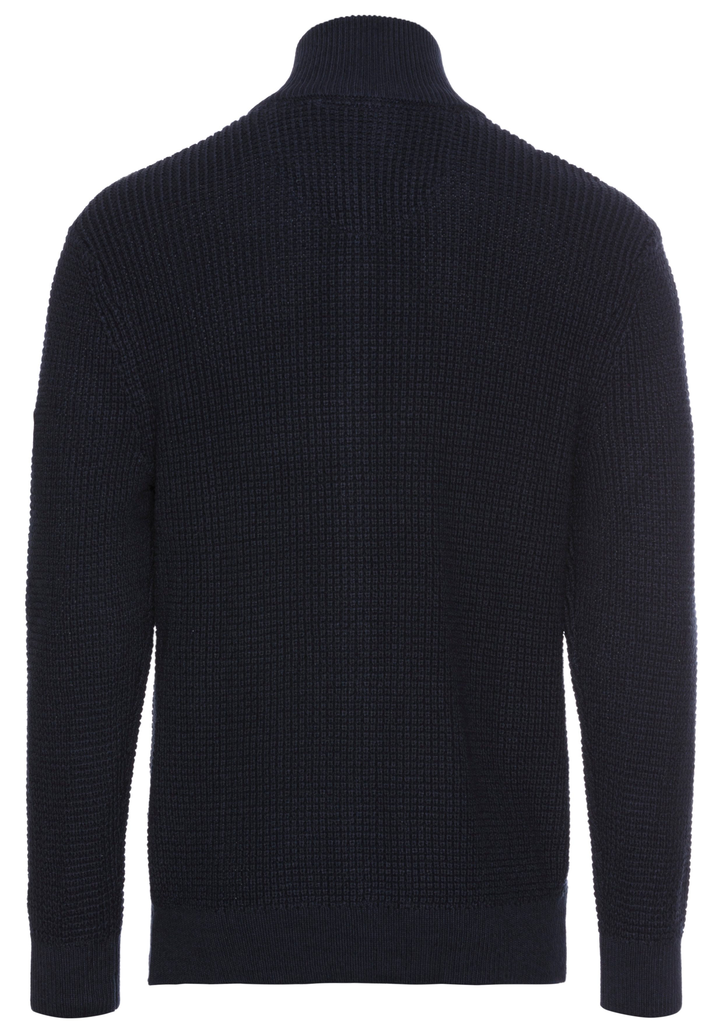 DELMAO Strickjacke Bis Größe 3XL mit Wabenstruktur - NEUE KOLLEKTION