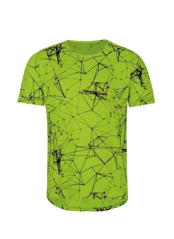 Trigema T-Shirt TRIGEMA COOLMAX® Sport T-Shirt, Reflektierende TRIGEMA  Schwinge im Nacken