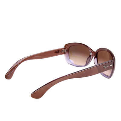 Ray-Ban Sonnenbrille Ray-Ban Jackie Ohh RB4101 860/51 58 Brown Gradient Lilac Light Brown