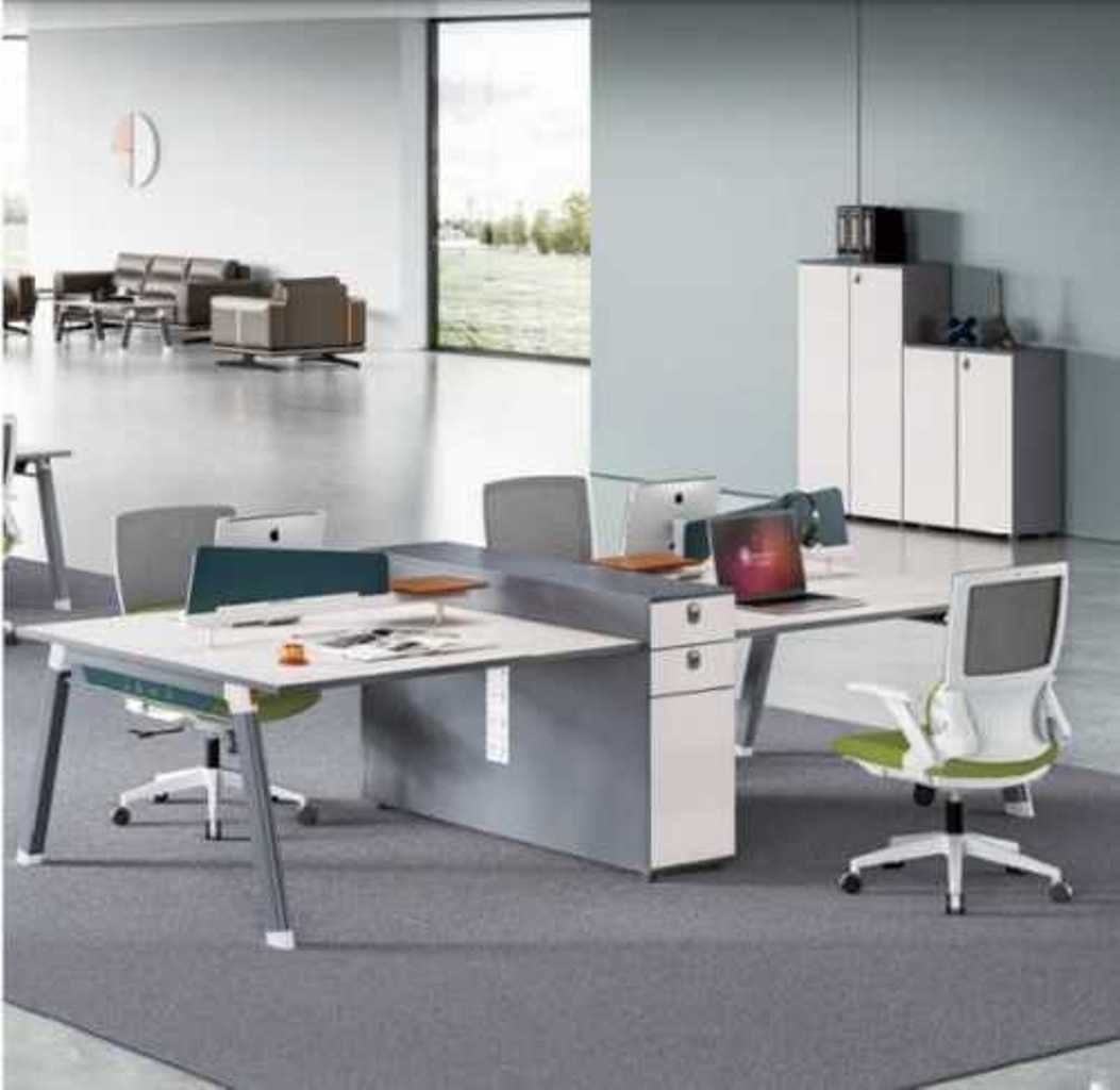 JVmoebel Schreibtisch Tisch Arbeitszimmer Schreibtischgarnitur Team Schreibtisch Tische (1-St., 1x nur Schreibtisch), Made in Europa
