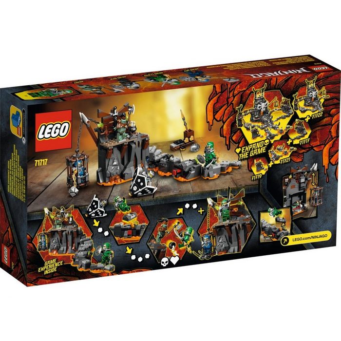 LEGO® Konstruktionsspielsteine LEGO® NINJAGO® - Reise zu den Totenkopfverliesen (Set 401 St) PE12067