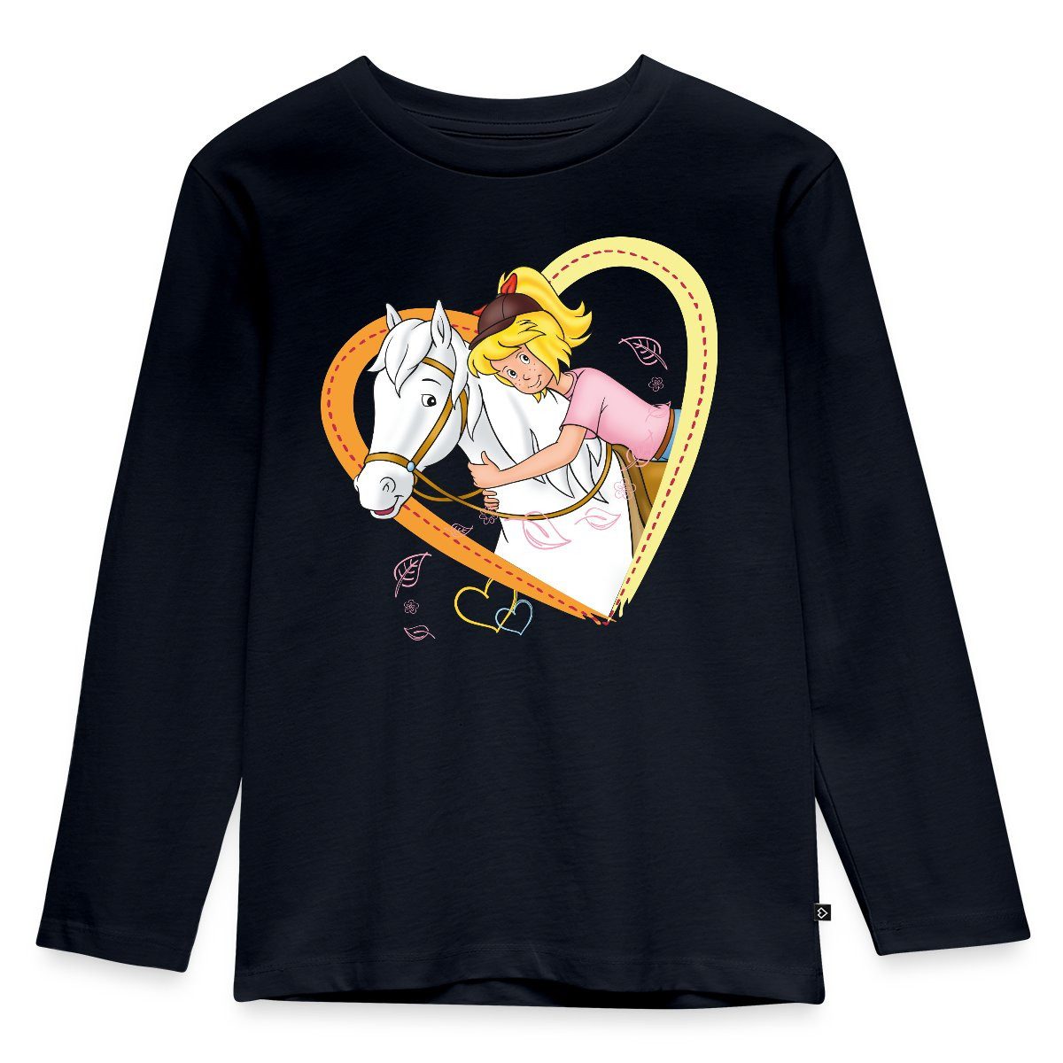 T-Shirt Bibi Und Tina Sabrina Herz Kinder Premium Langarmshirt