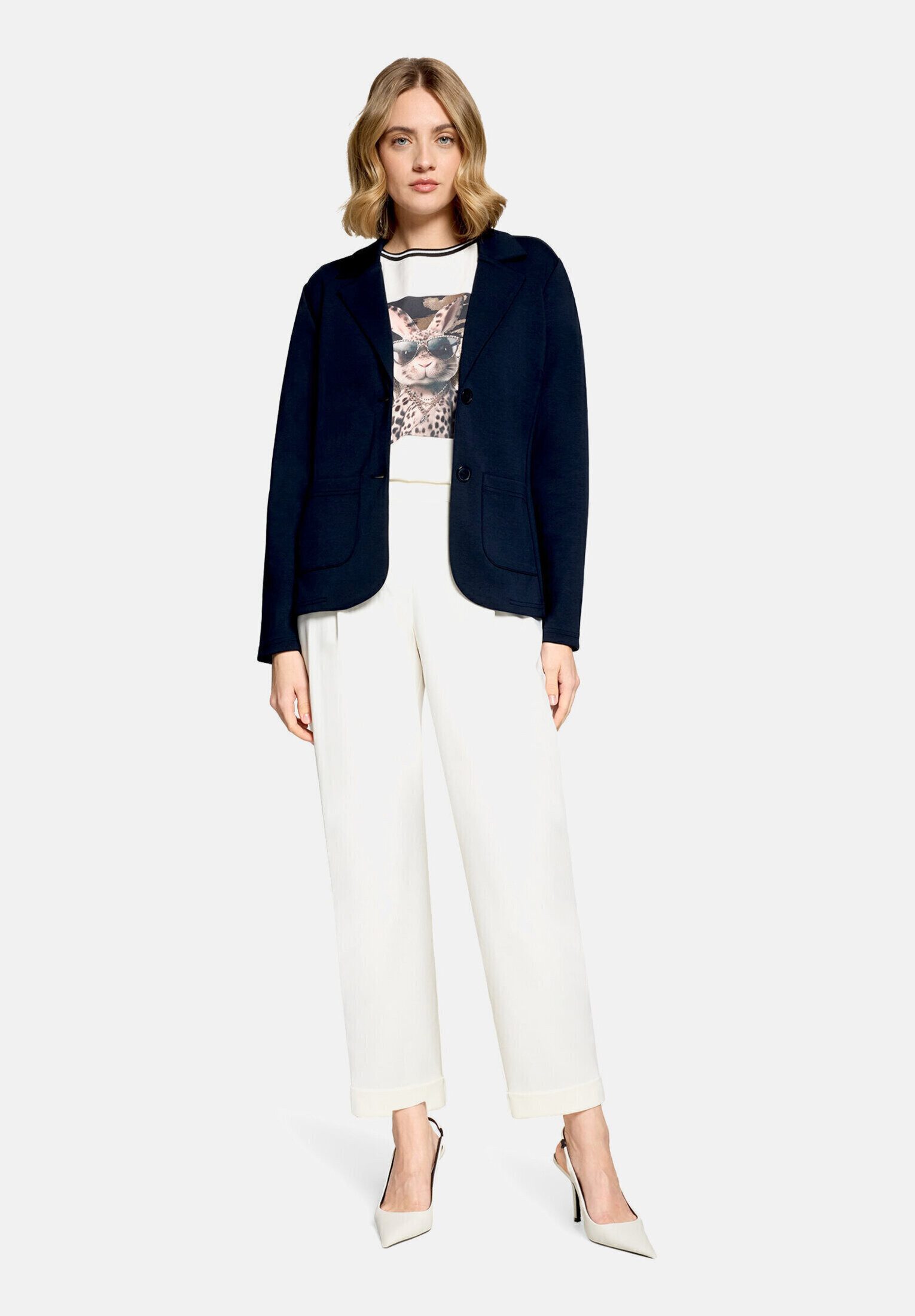 Betty Barclay Kurzblazer Damen mit aufgesetzten Taschen