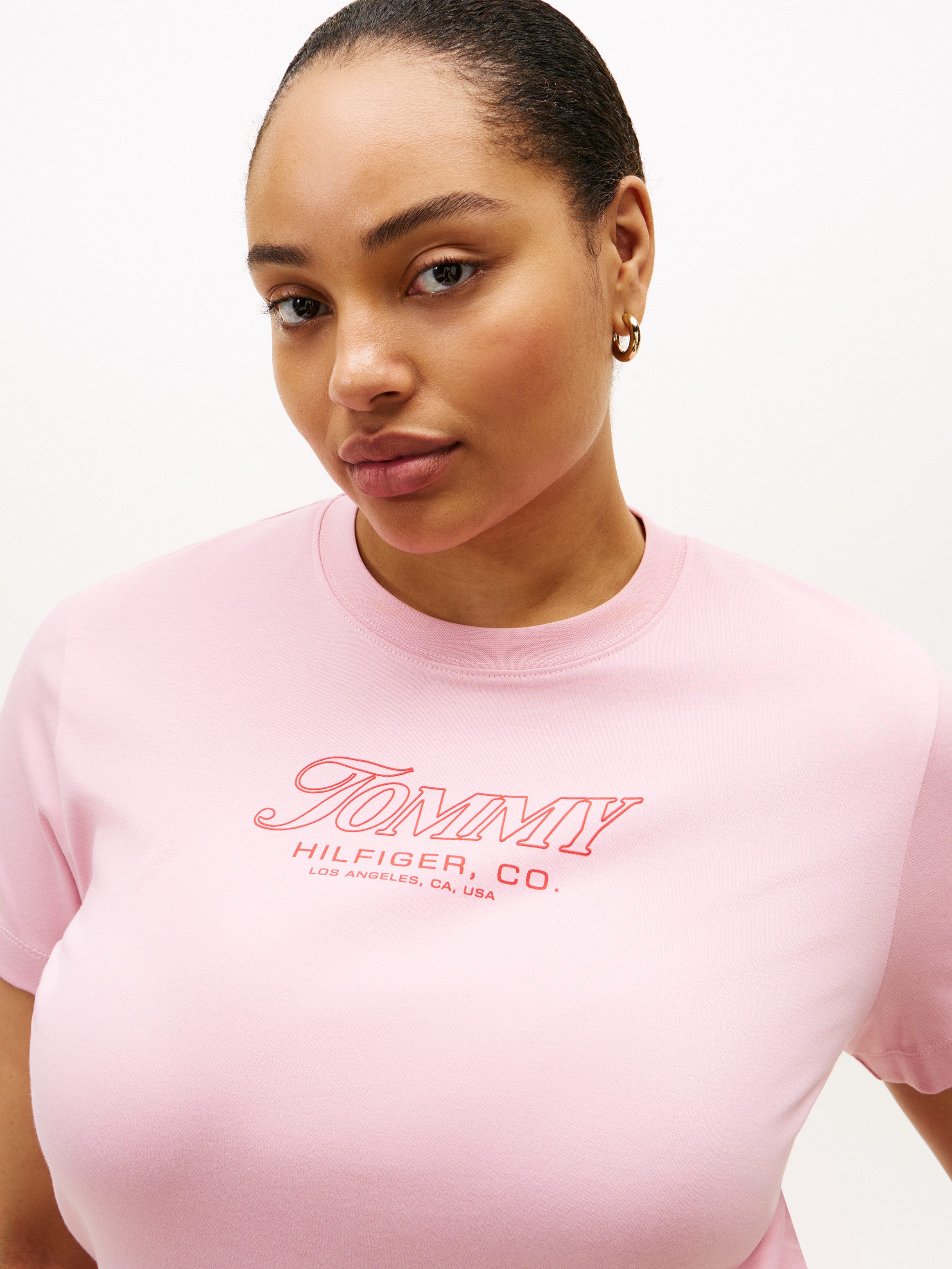 Tommy Hilfiger Curve T-Shirt CRV FUN GRAPHIC REG C-NK SS TEE in großen Größ günstig online kaufen