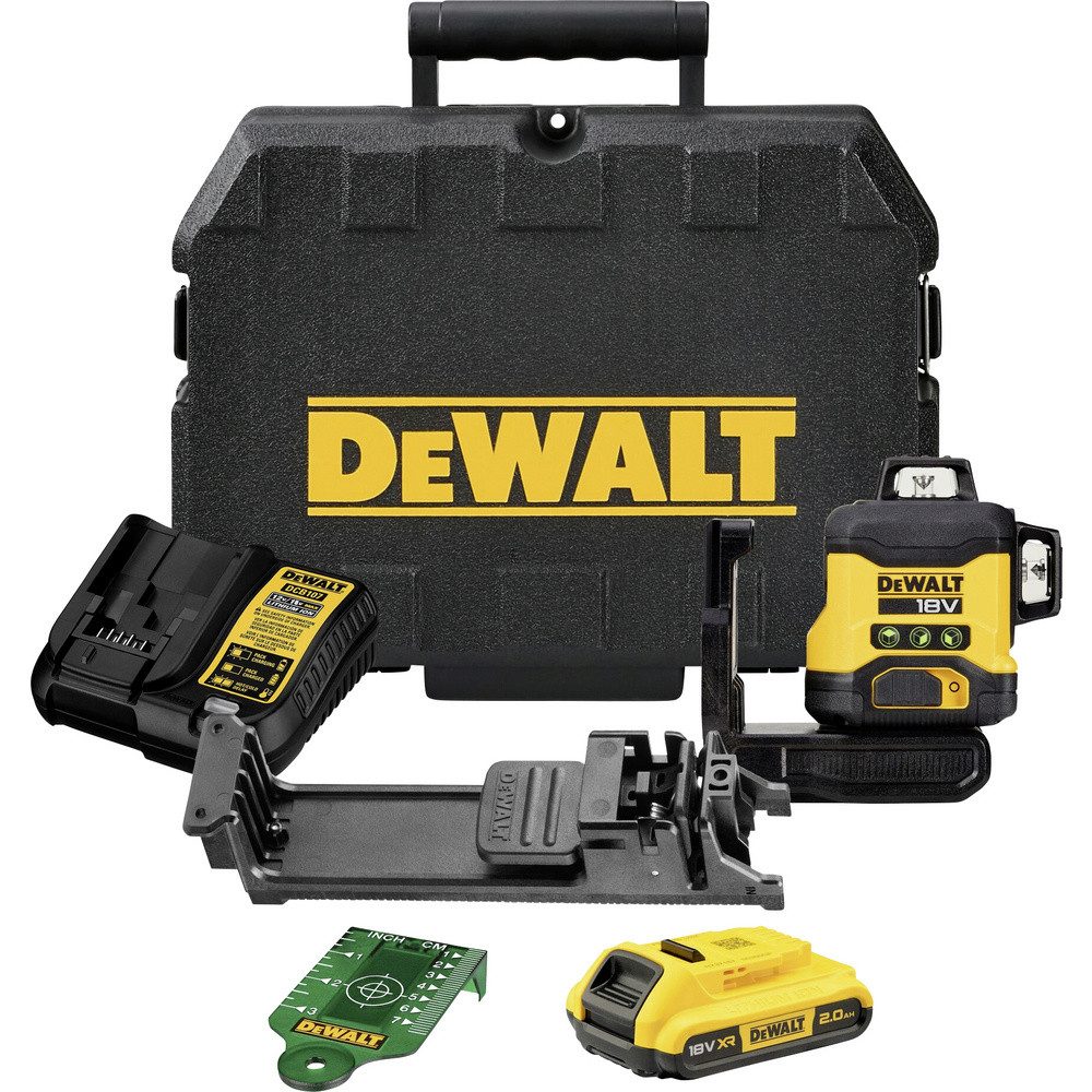 DeWalt Nivelliergerät DEWALT DCLE34031D1-QW Linienlaser, (DCLE34031D1-QW)