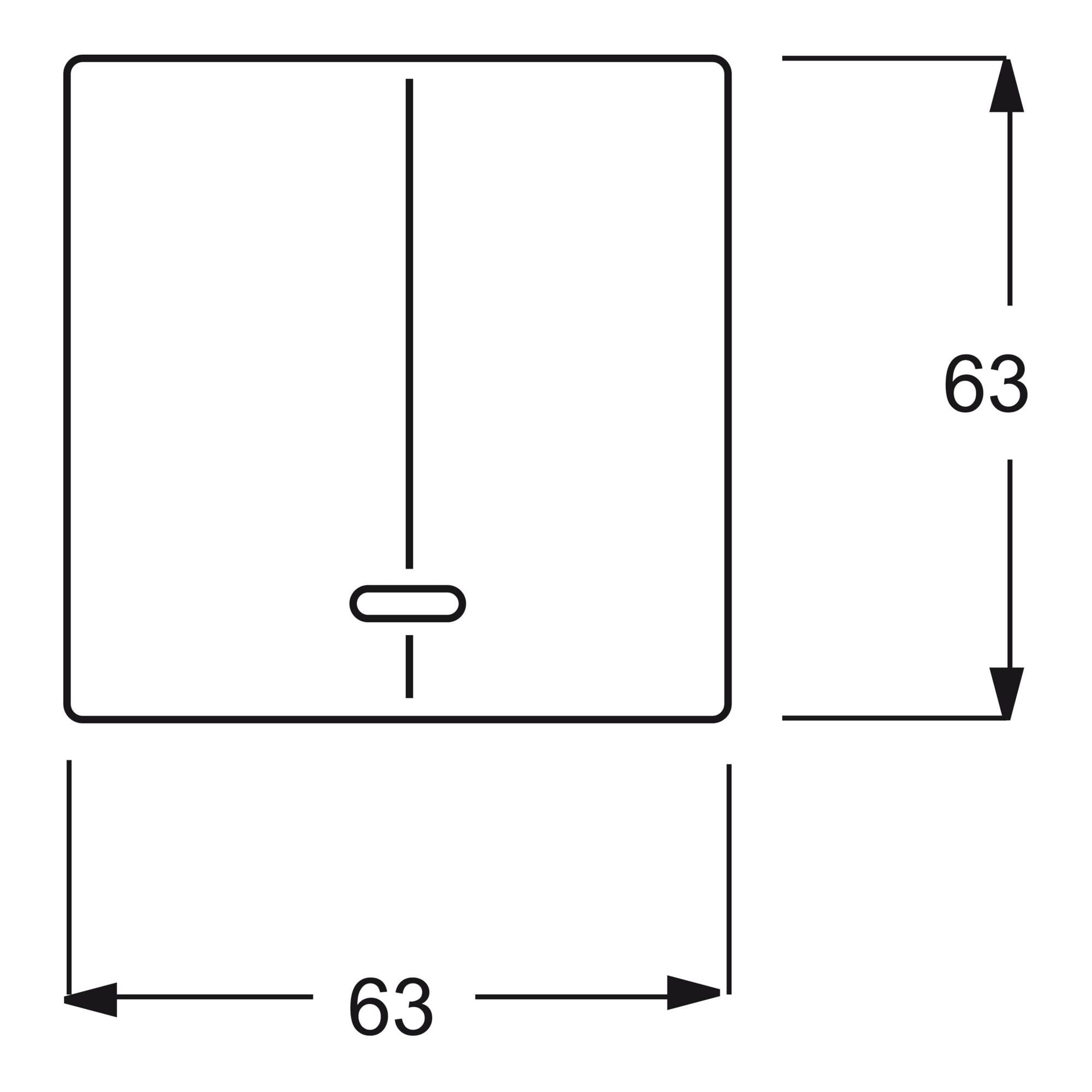 Busch-Jaeger Schalter Busch-Jaeger Bedienelement für Seriendimmer 6545-84