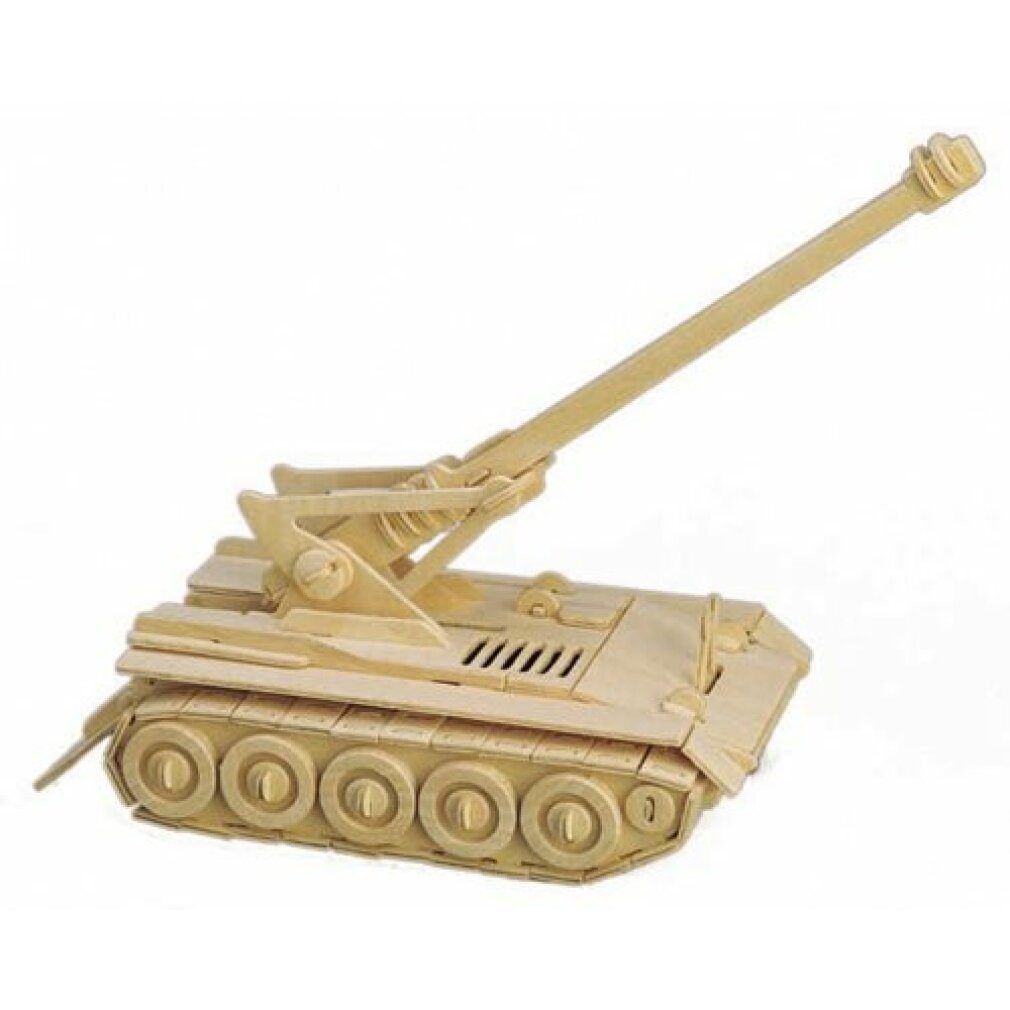 WOODEN TOY WCK 3D-Puzzle WOODEN TOY, WCK 3D puzzle Selbstfahrende Kanone, Puzzleteile