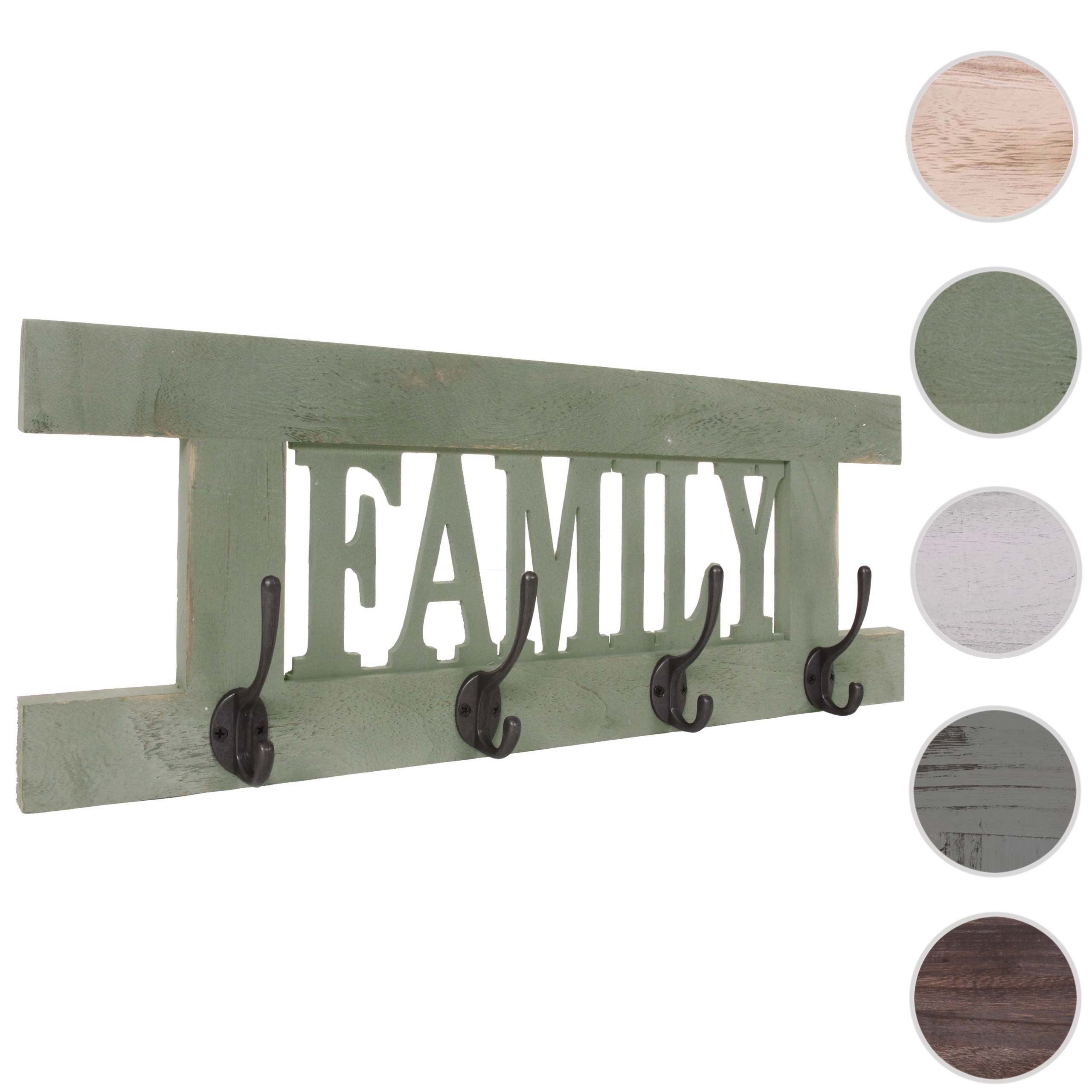 MCW Garderobenpaneel Familie-MCW-C60, Shabby-Look, Kleiderhaken individuell günstig online kaufen