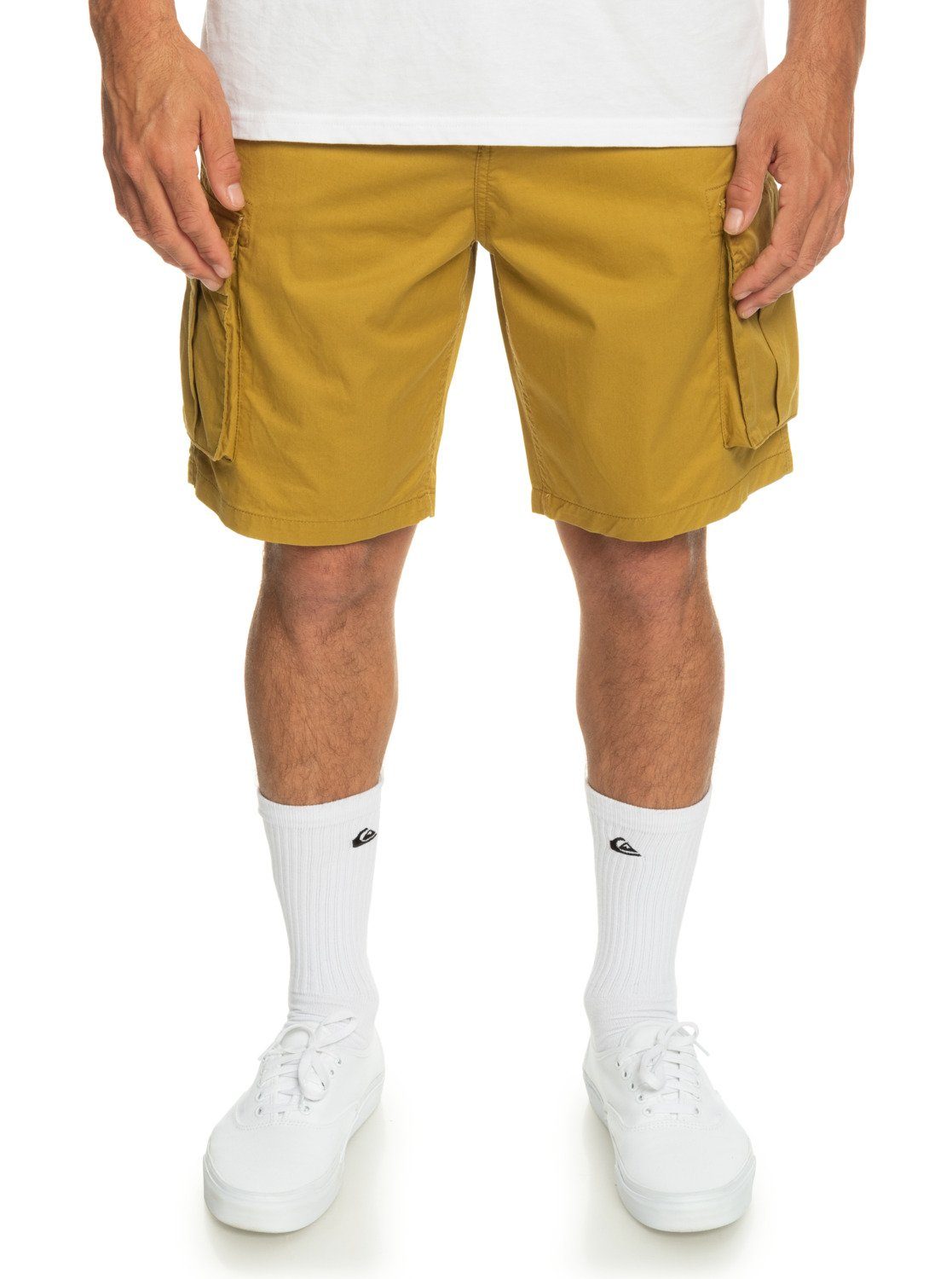 Quiksilver Cargoshorts Relaxed Ecru Olive