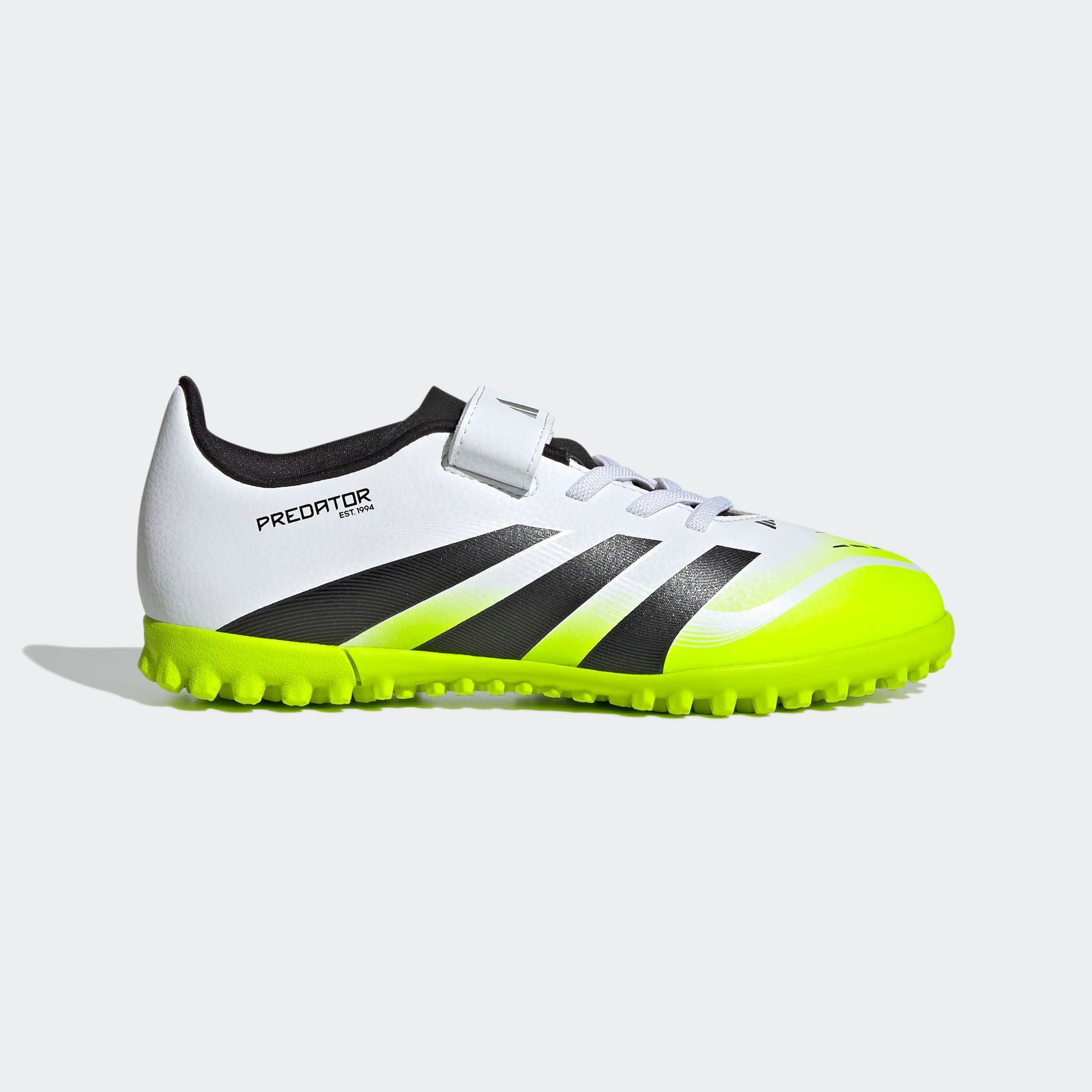 adidas Performance PREDATOR CLUB HOOK-AND-LOOP KIDS Fußballschuh für harte Untergründe Asche und Kunstrasen, für Kinder & Jugendliche