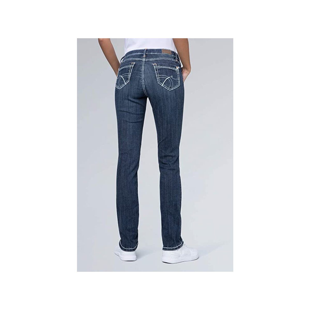 Clinton 5-Pocket-Jeans dunkel-blau (1-tlg)
